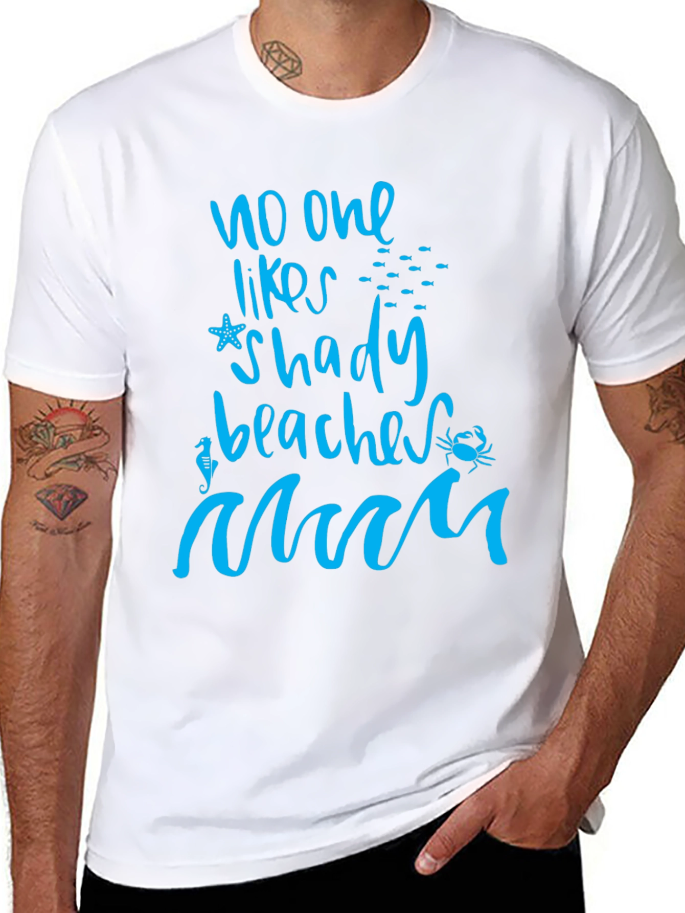 No One Likes Shady Beaches Graphic Tee