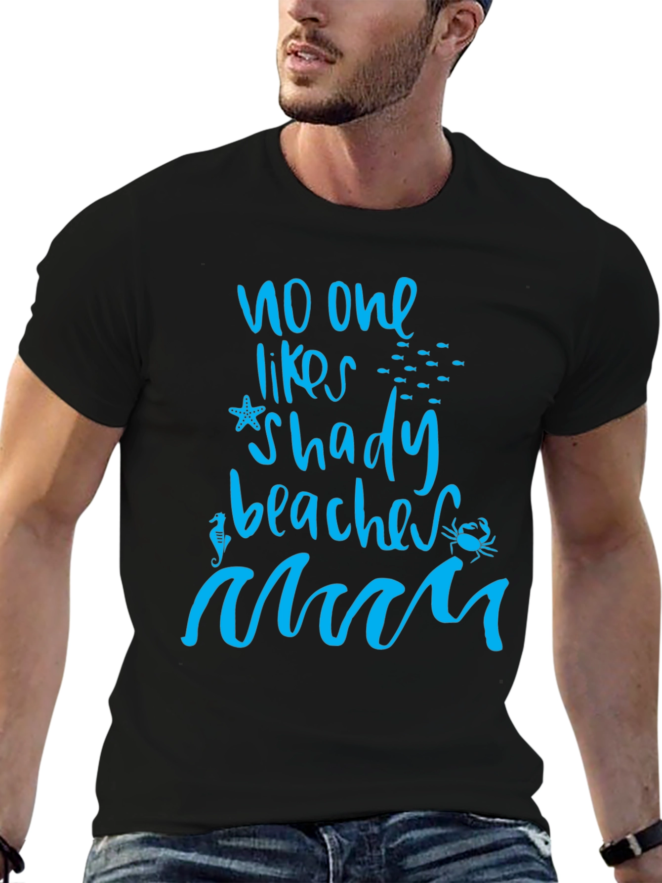 No One Likes Shady Beaches Graphic Tee
