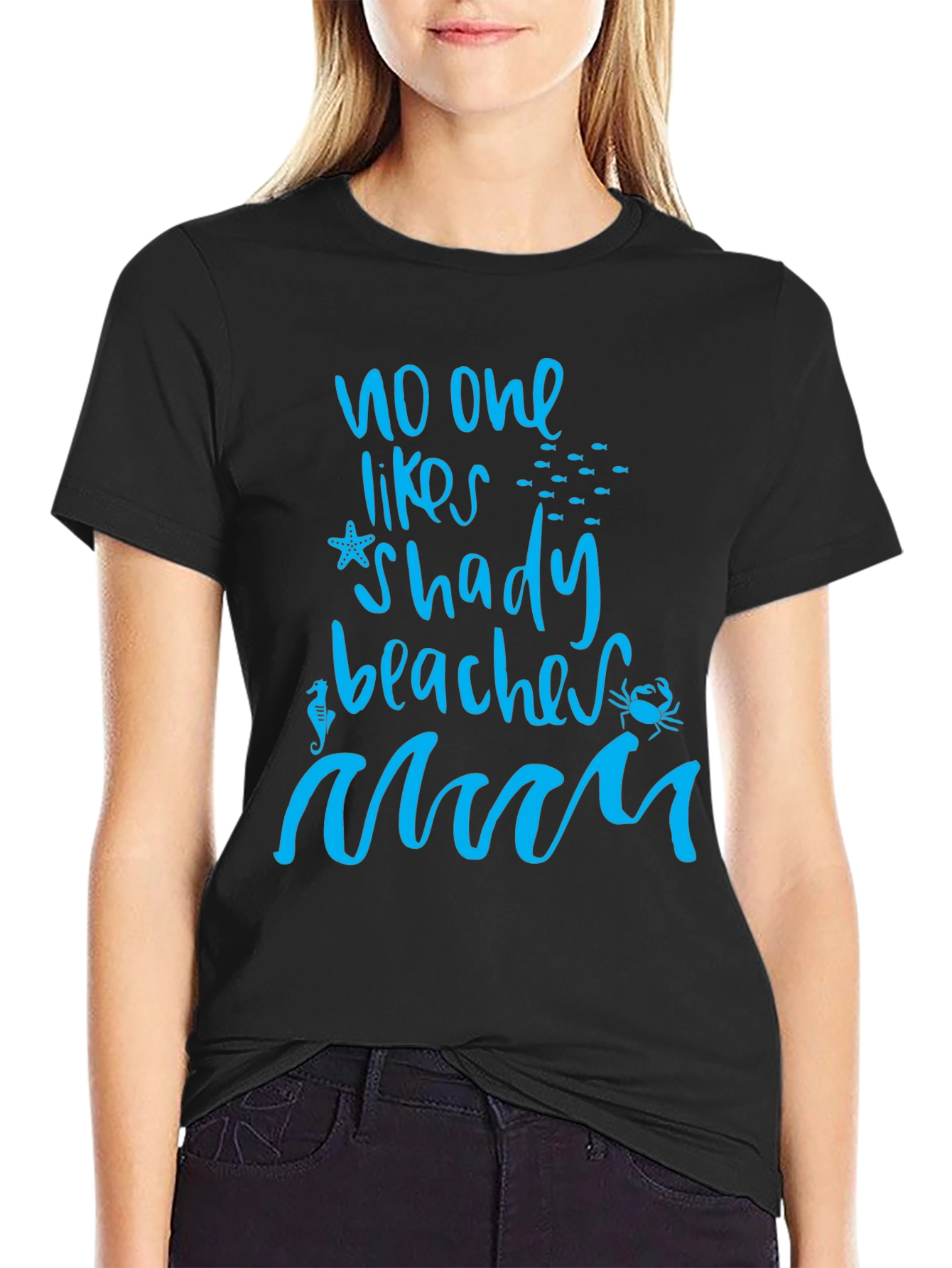 No One Likes Shady Beaches Graphic Tee