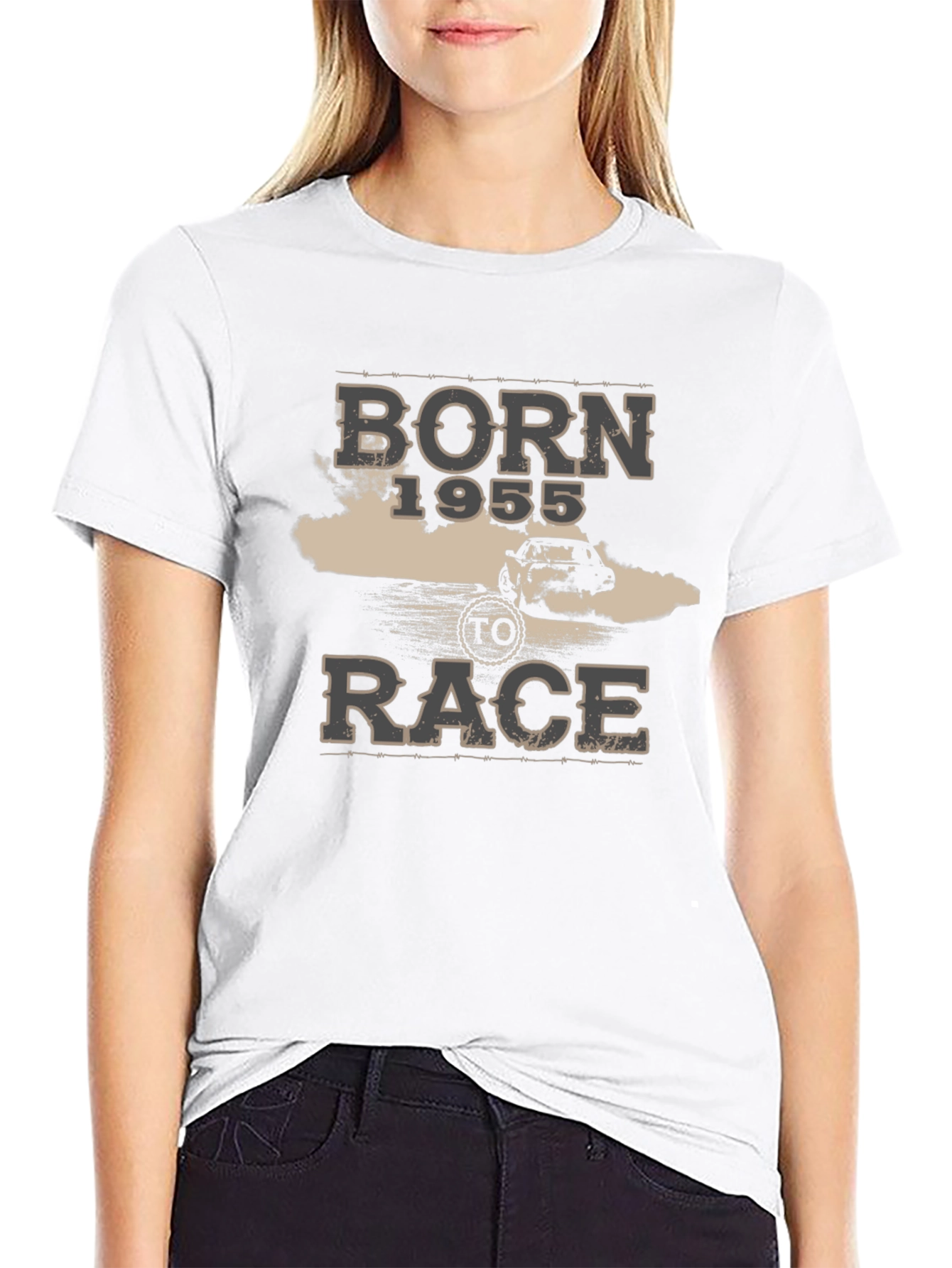 Born 1955 To Race Graphic T-Shirt