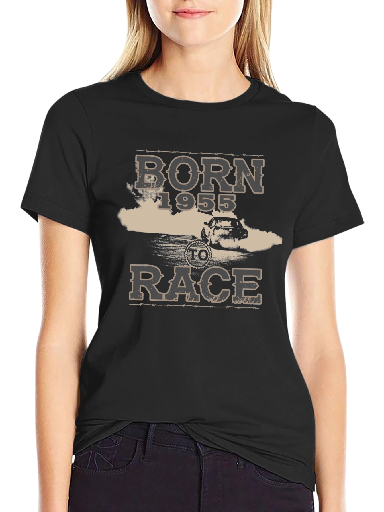 Born 1955 To Race Graphic T-Shirt