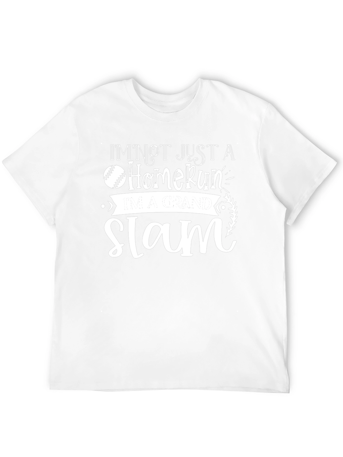 Grand Slam Baseball Graphic Tee - Black