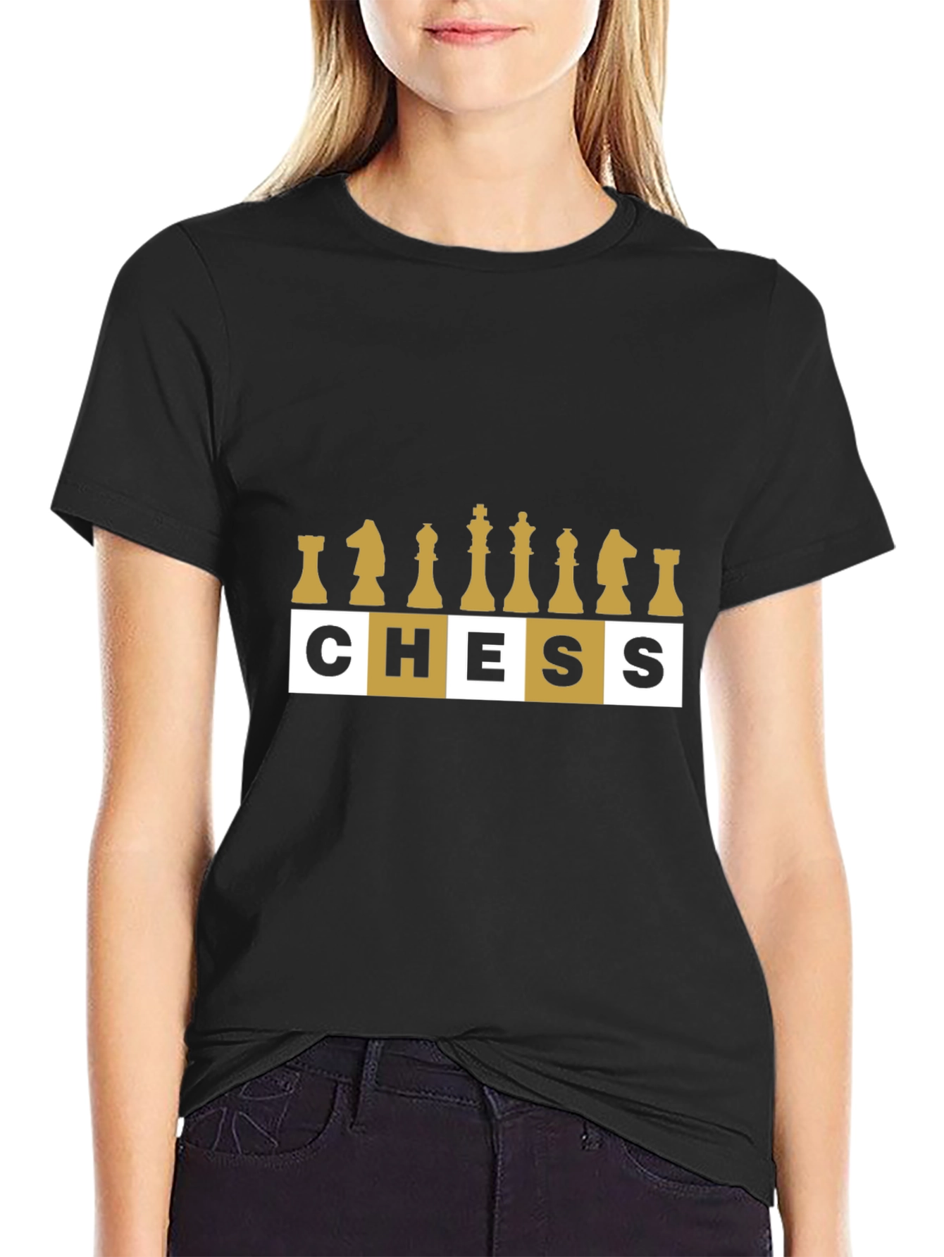Chess Piece Graphic Tee - Stylish Board Game Apparel