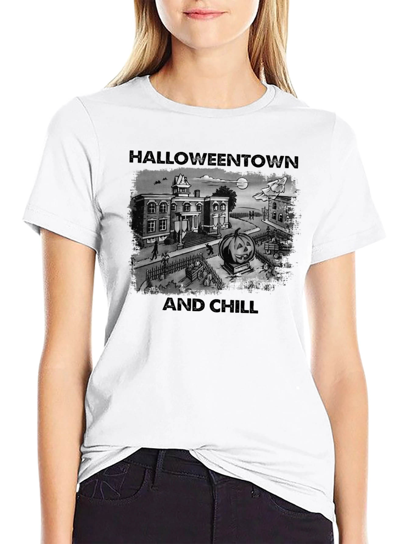 Halloweentown and Chill Graphic Tee