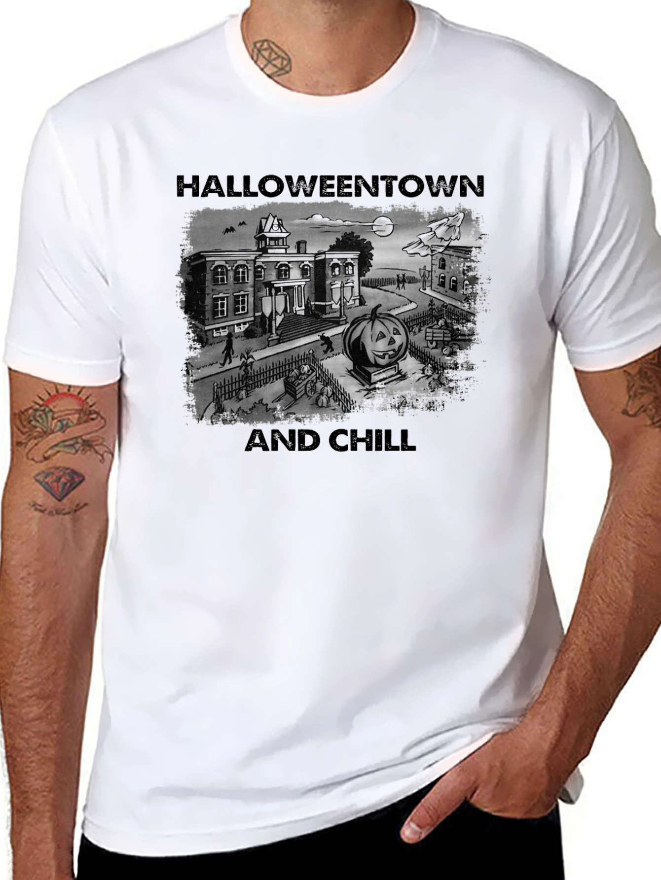 Halloweentown and Chill Graphic Tee