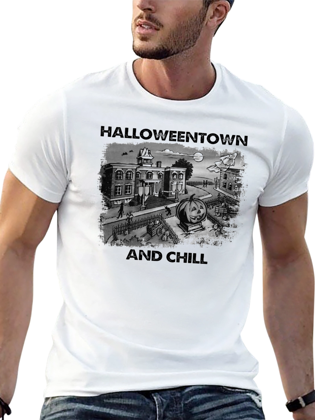 Halloweentown and Chill Graphic Tee