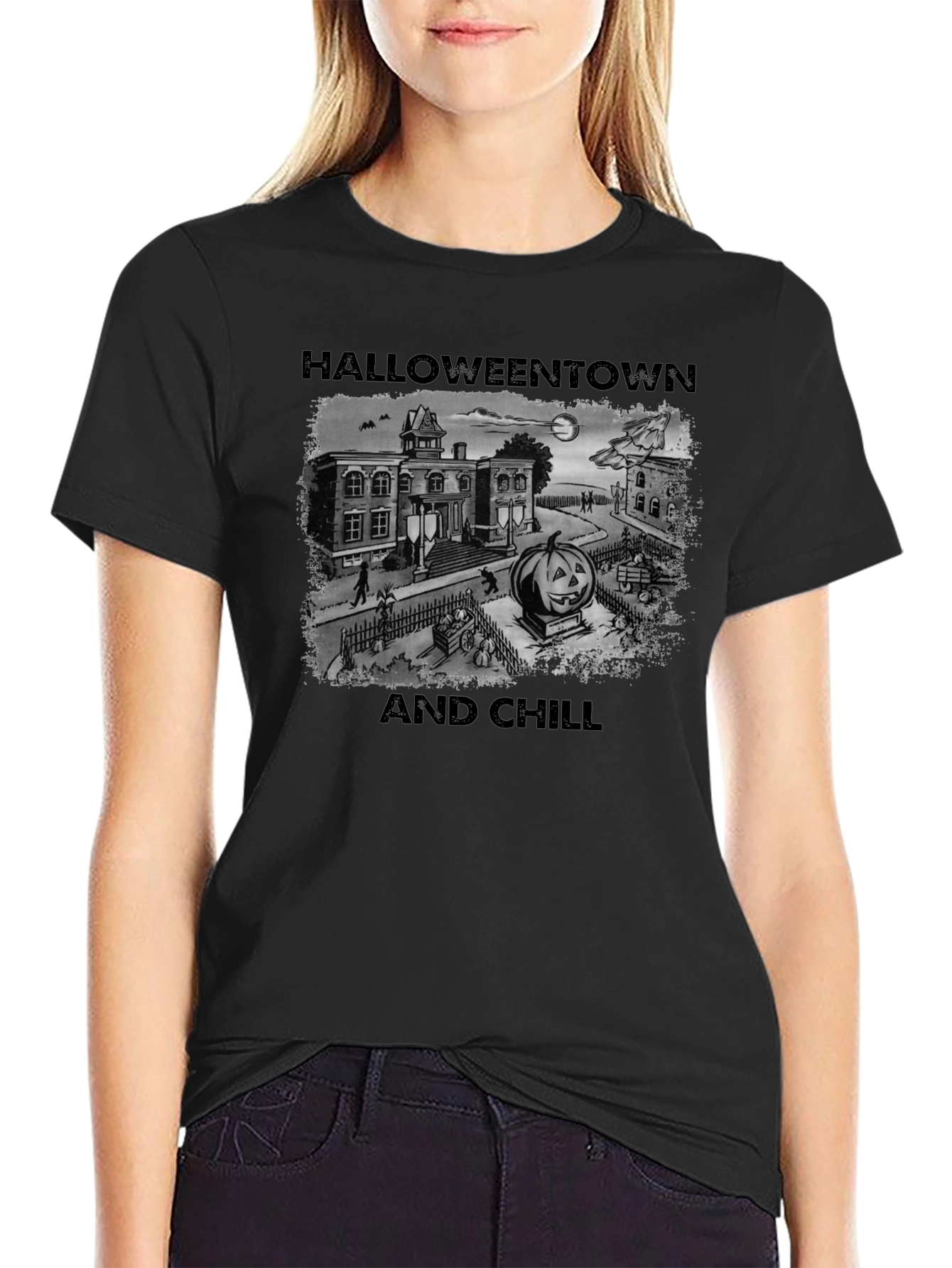 Halloweentown and Chill Graphic Tee
