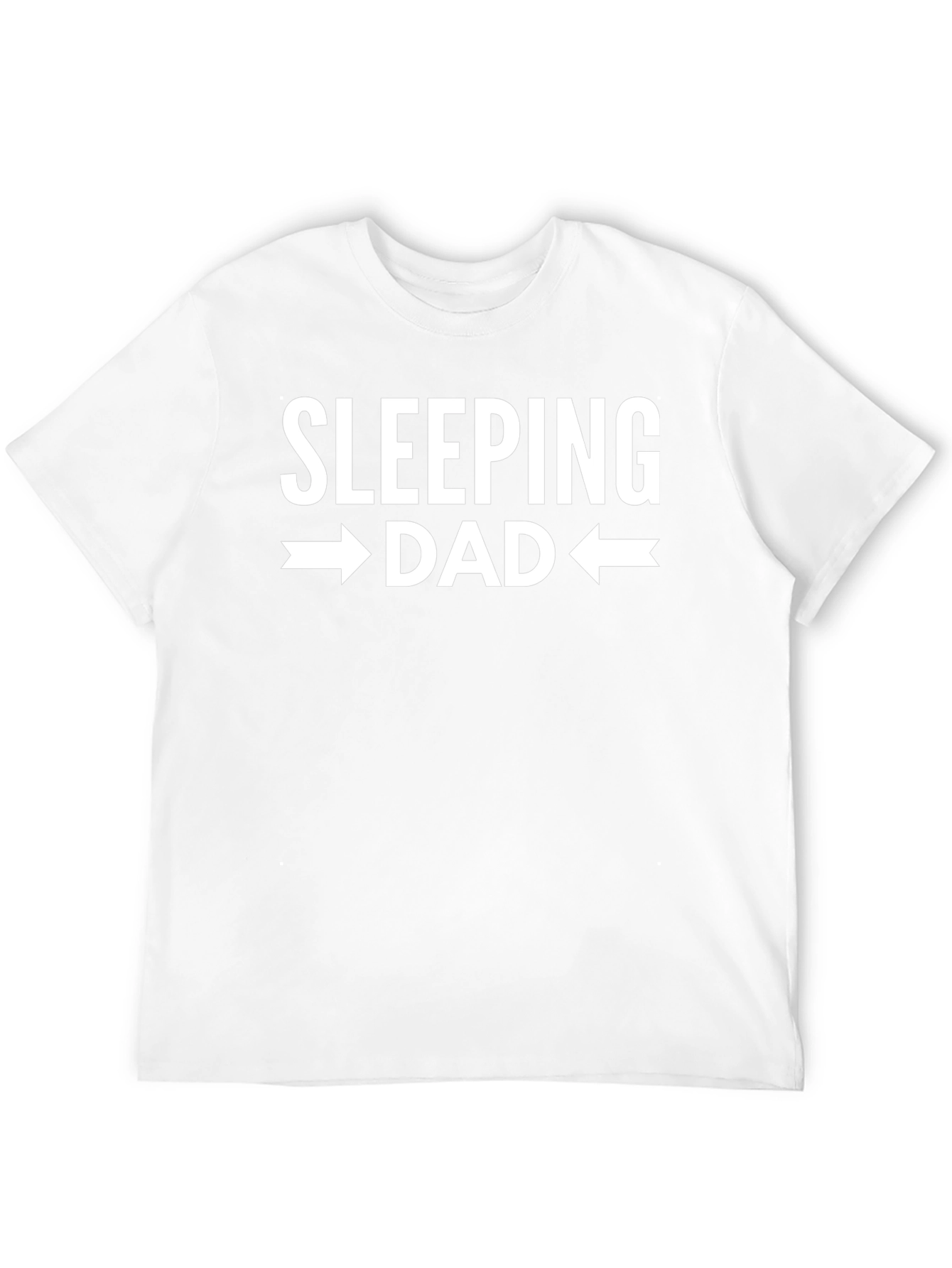 Sleeping Dad Graphic T-Shirt - Black
