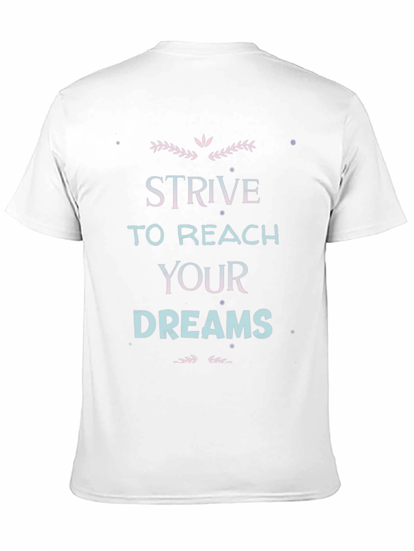 Strive to Reach Your Dreams Black Graphic Tee