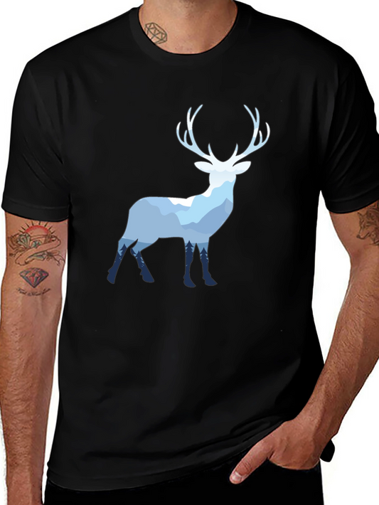 Deer Silhouette Graphic Tee
