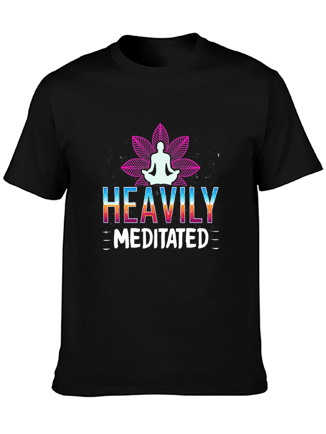 Heavily Meditated Mens Graphic T-Shirt