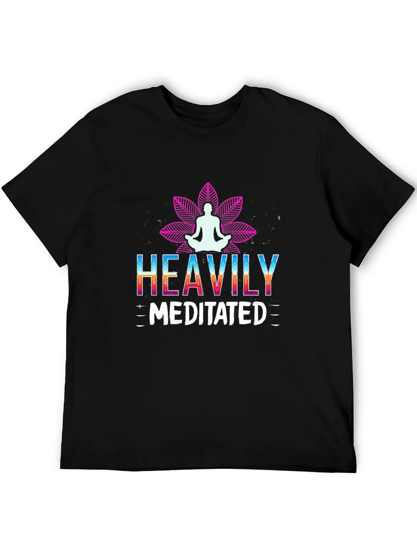 Heavily Meditated Mens Graphic T-Shirt