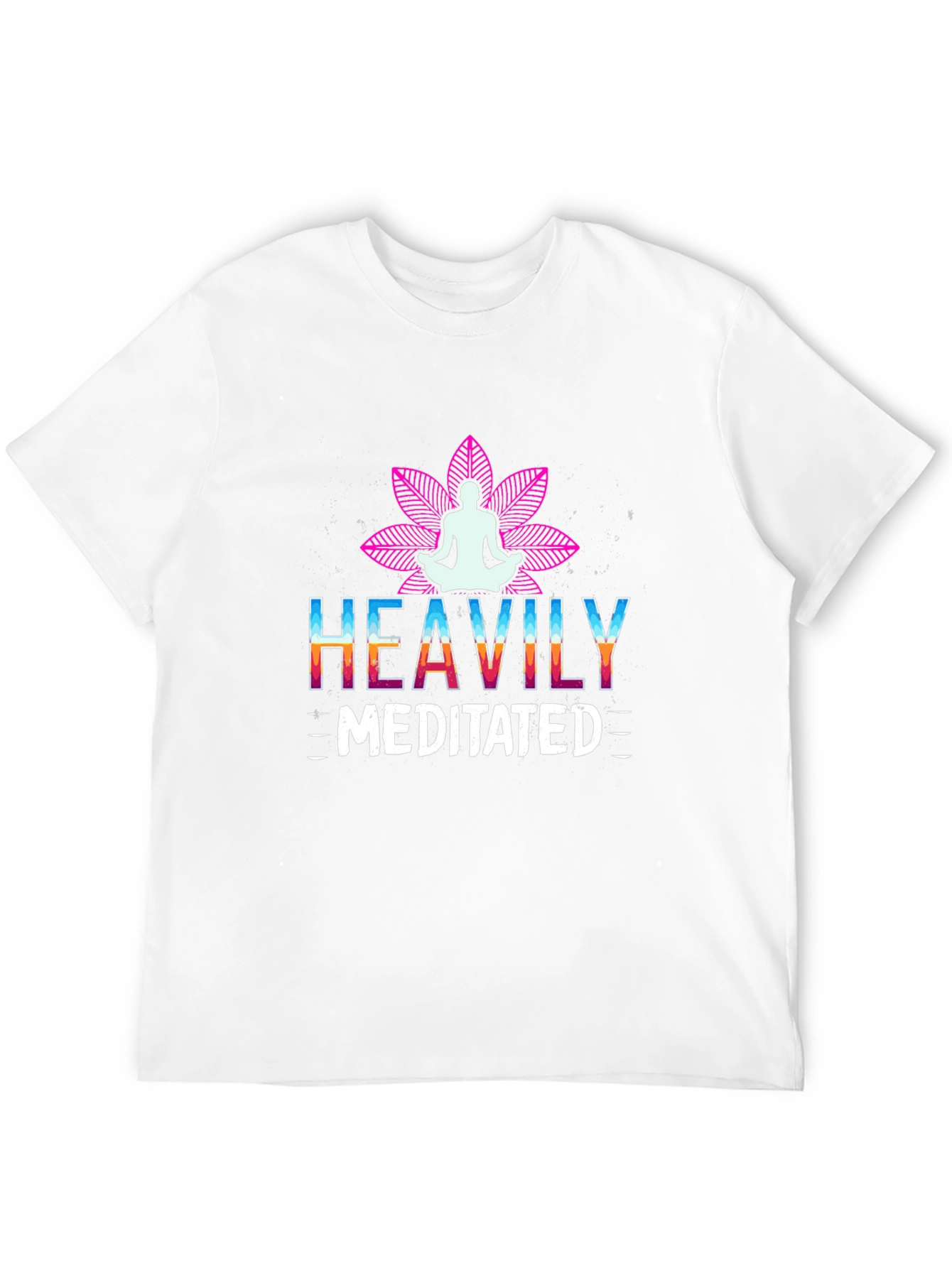 Heavily Meditated Mens Graphic T-Shirt