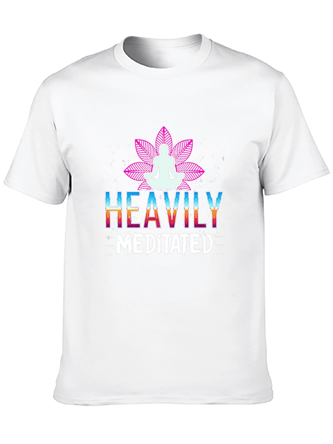 Heavily Meditated Mens Graphic T-Shirt