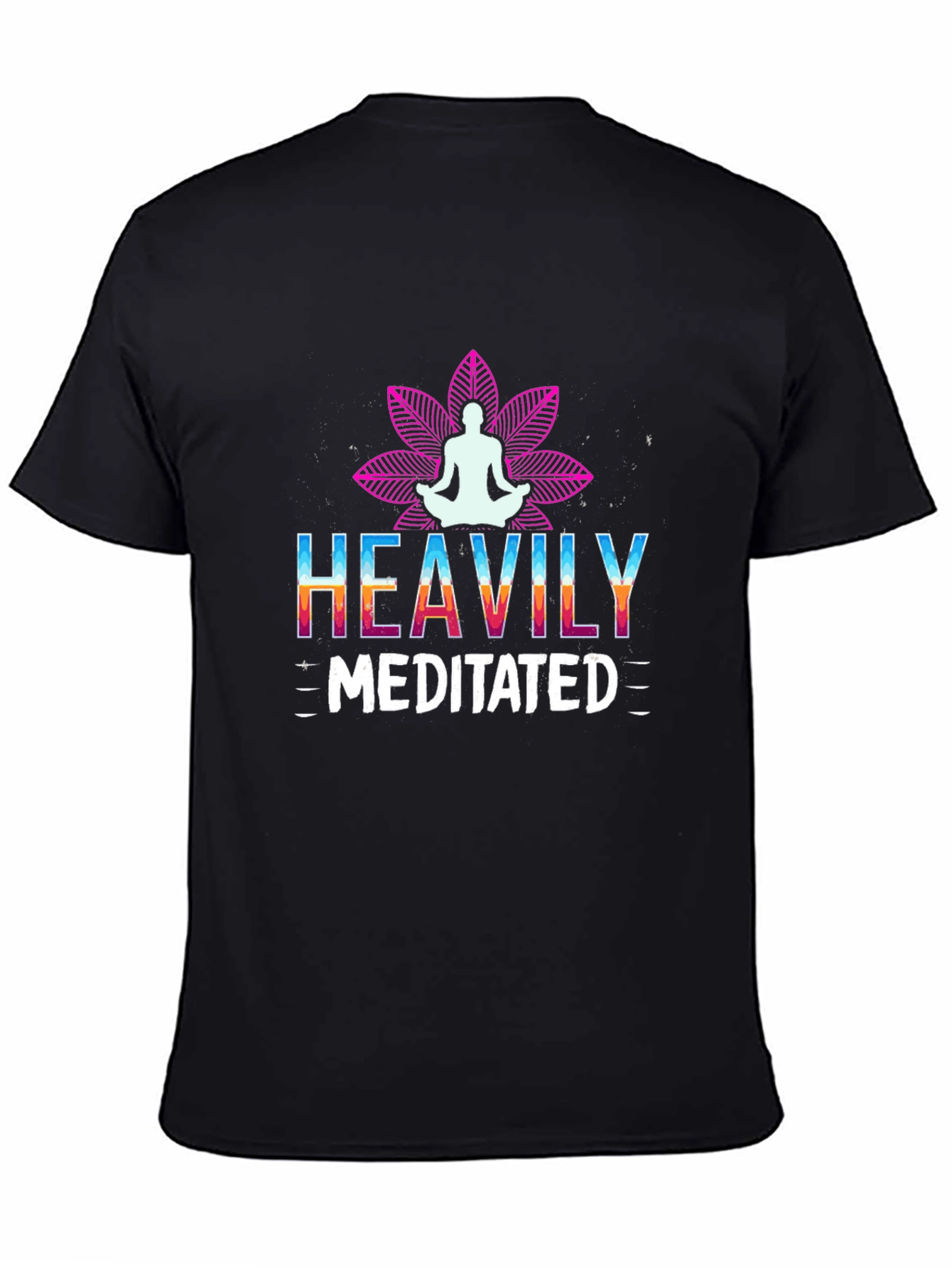 Heavily Meditated Mens Graphic T-Shirt