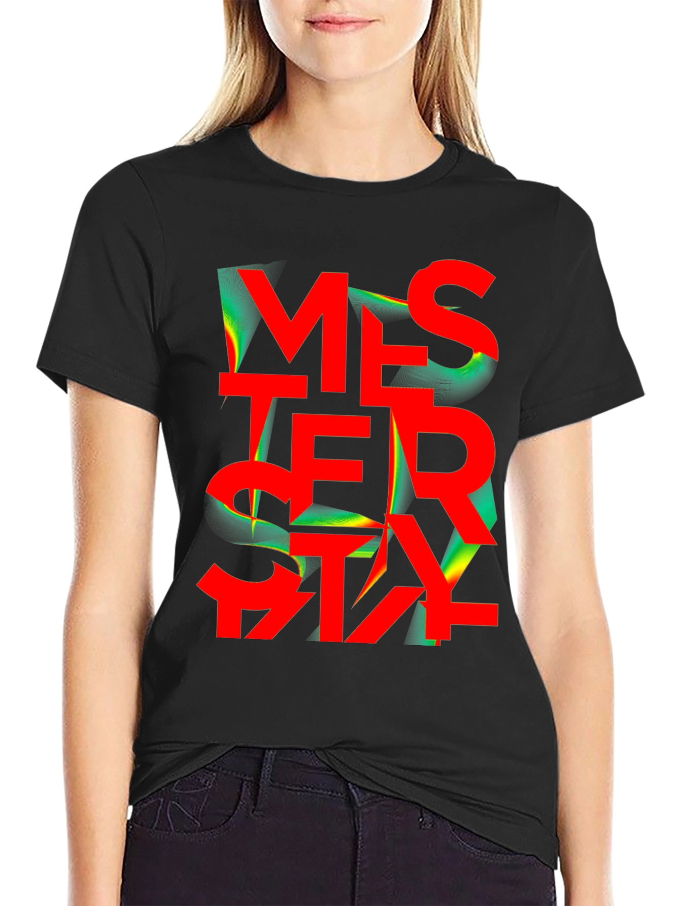 Mystery Graphic Tee - Bold Statement T-Shirt