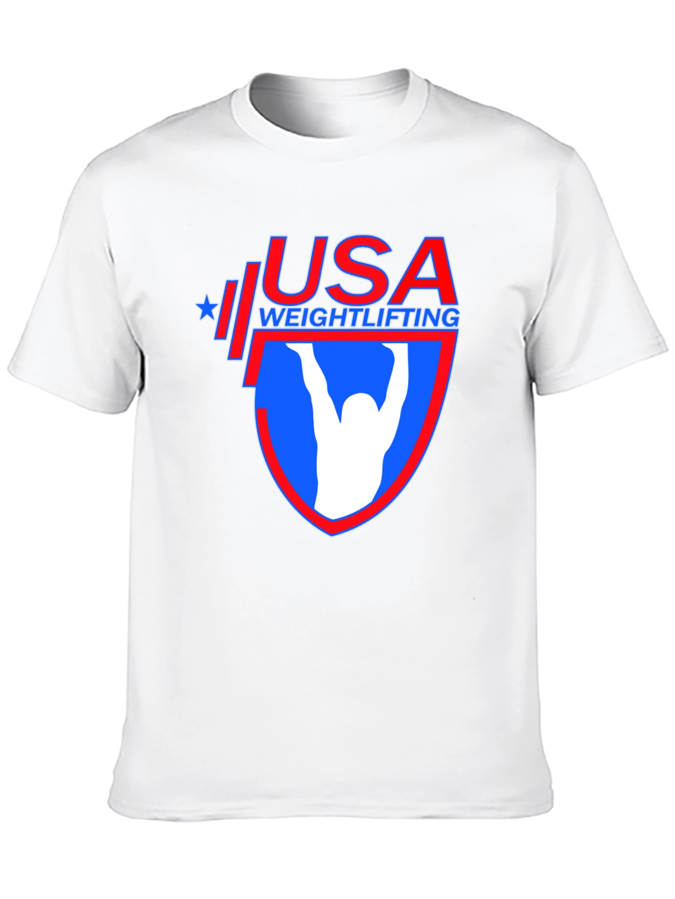 USA Weightlifting Graphic T-Shirt - Patriotic Gym Apparel