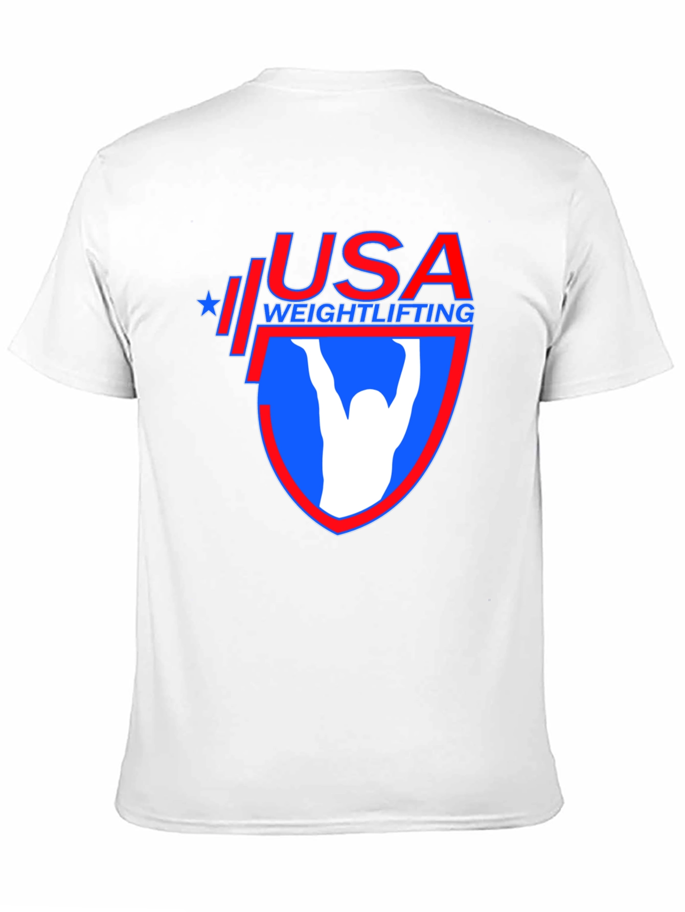 USA Weightlifting Graphic T-Shirt - Patriotic Gym Apparel