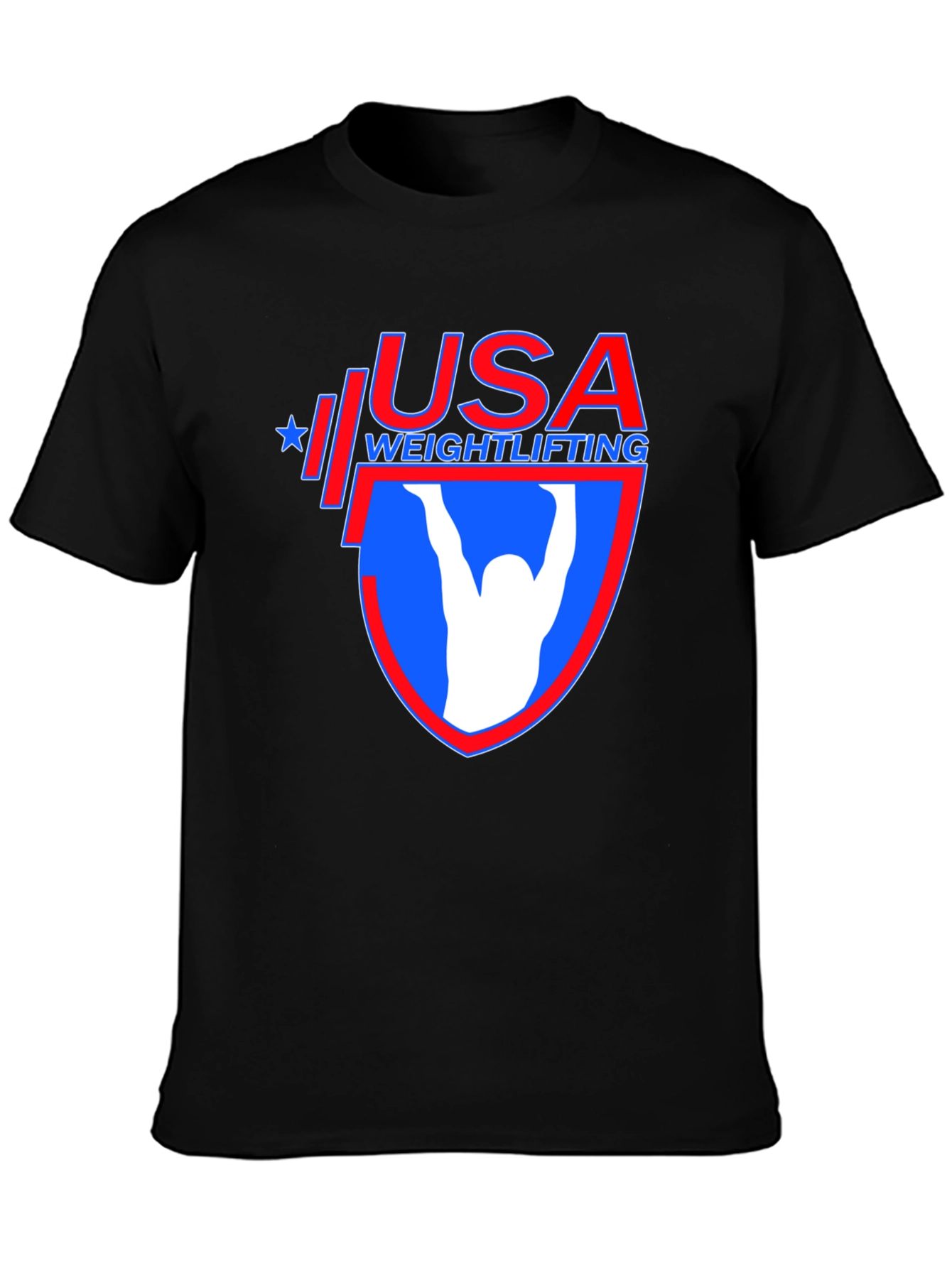 USA Weightlifting Graphic T-Shirt - Patriotic Gym Apparel