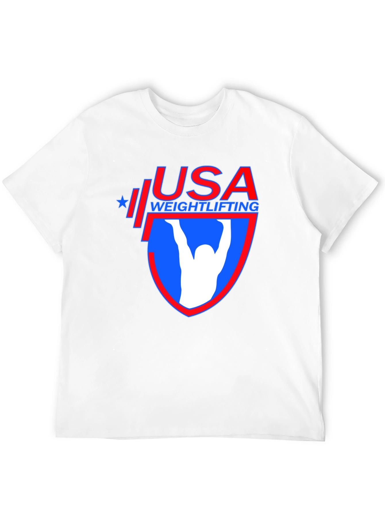 USA Weightlifting Graphic T-Shirt - Patriotic Gym Apparel