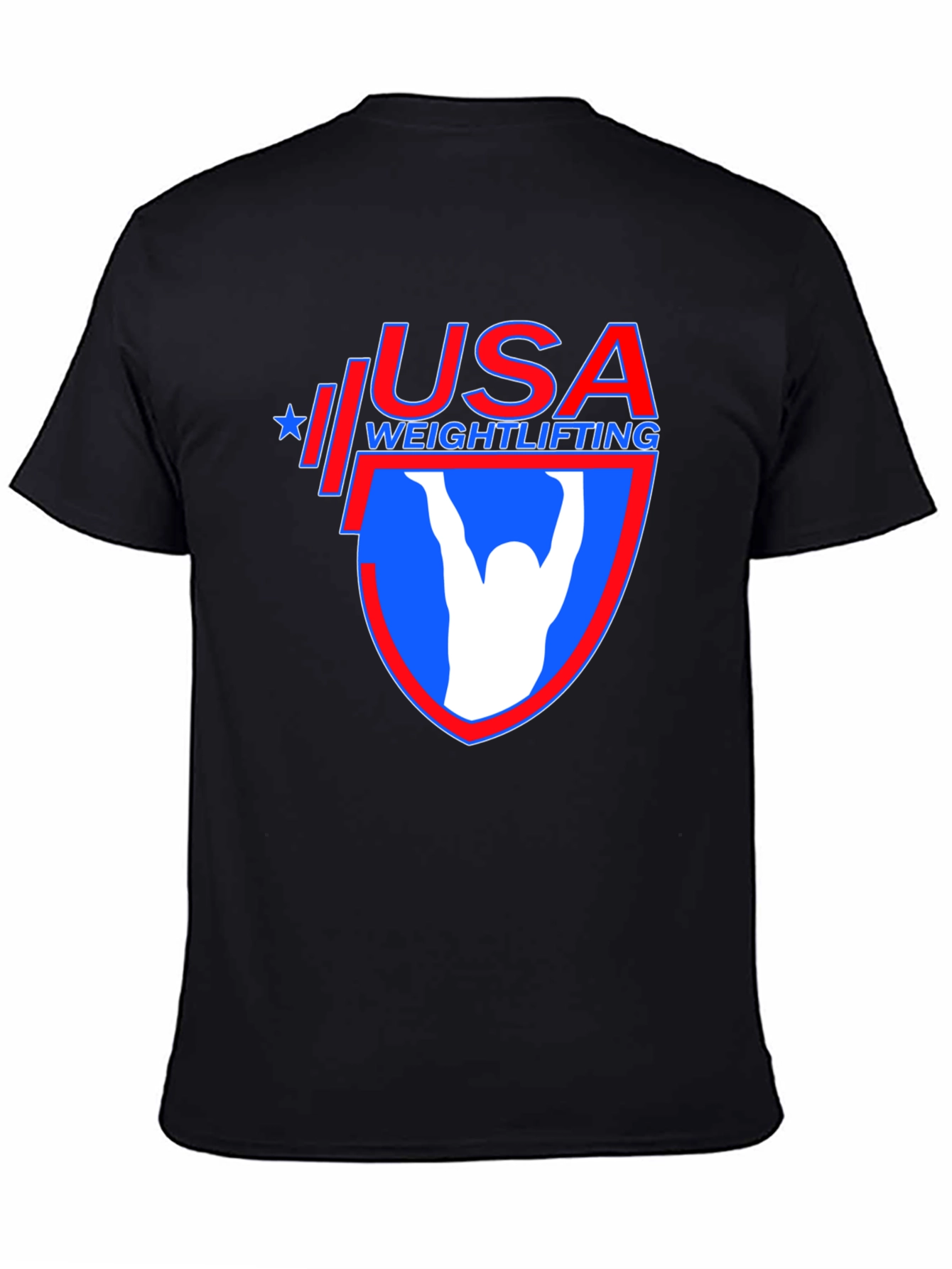 USA Weightlifting Graphic T-Shirt - Patriotic Gym Apparel