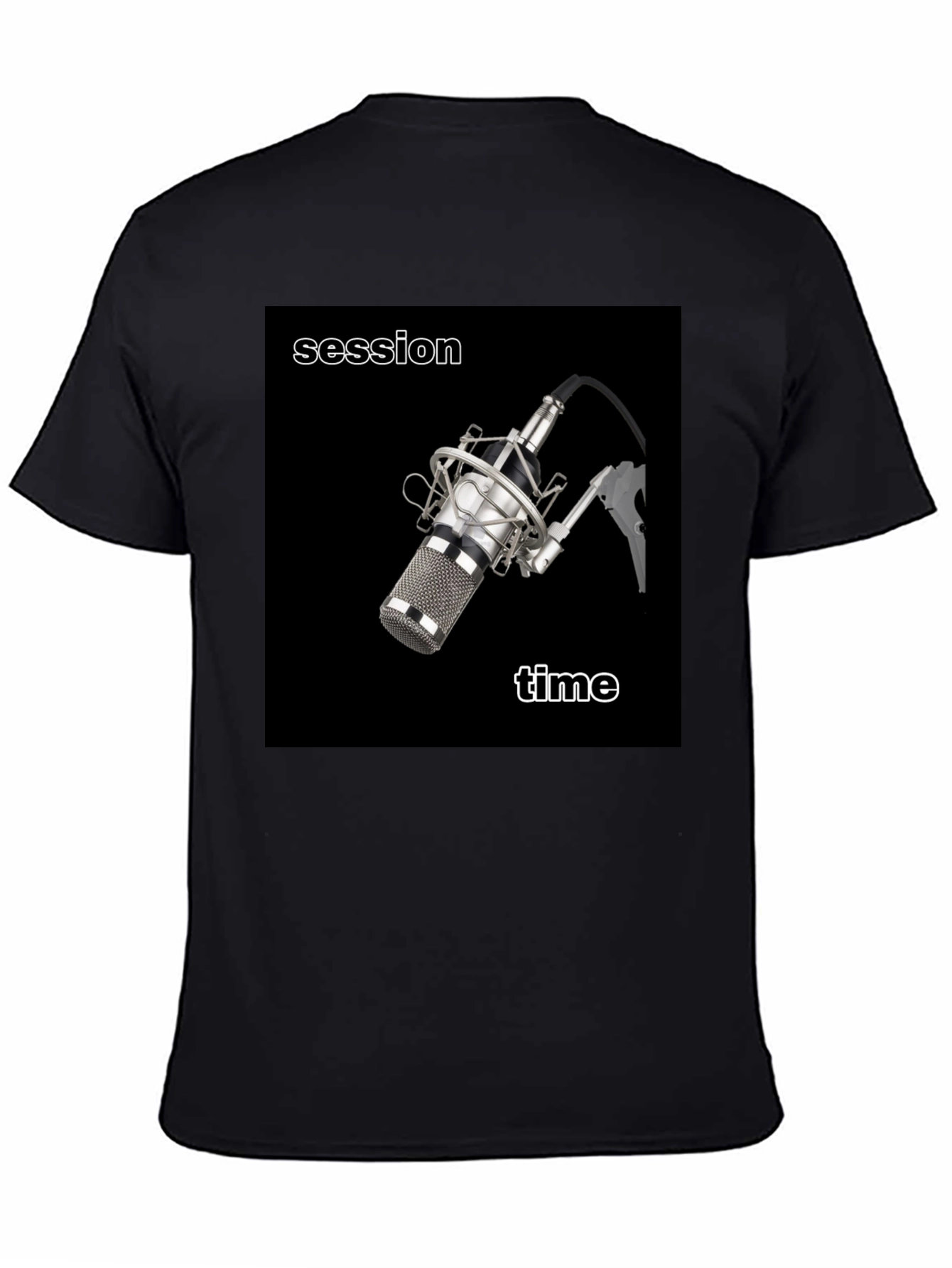 Session Time Microphone T-Shirt - Musician Apparel