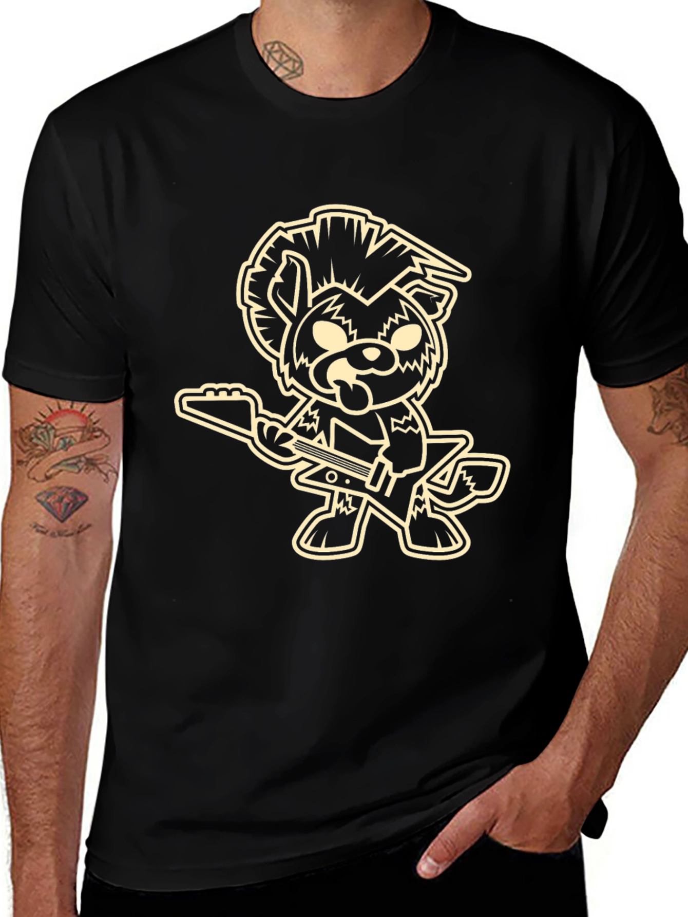 Rockin Dog Black T-Shirt