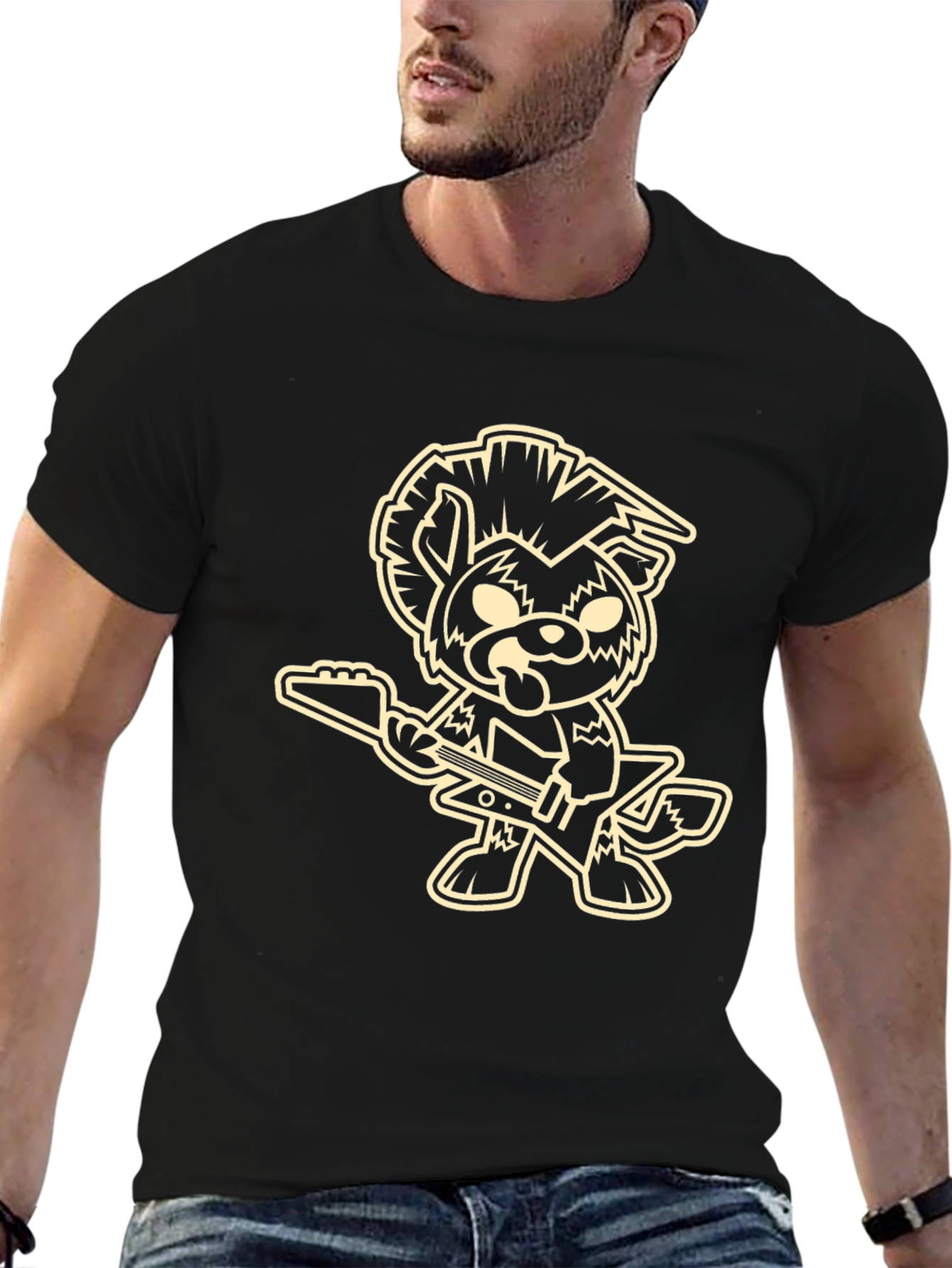 Rockin Dog Black T-Shirt