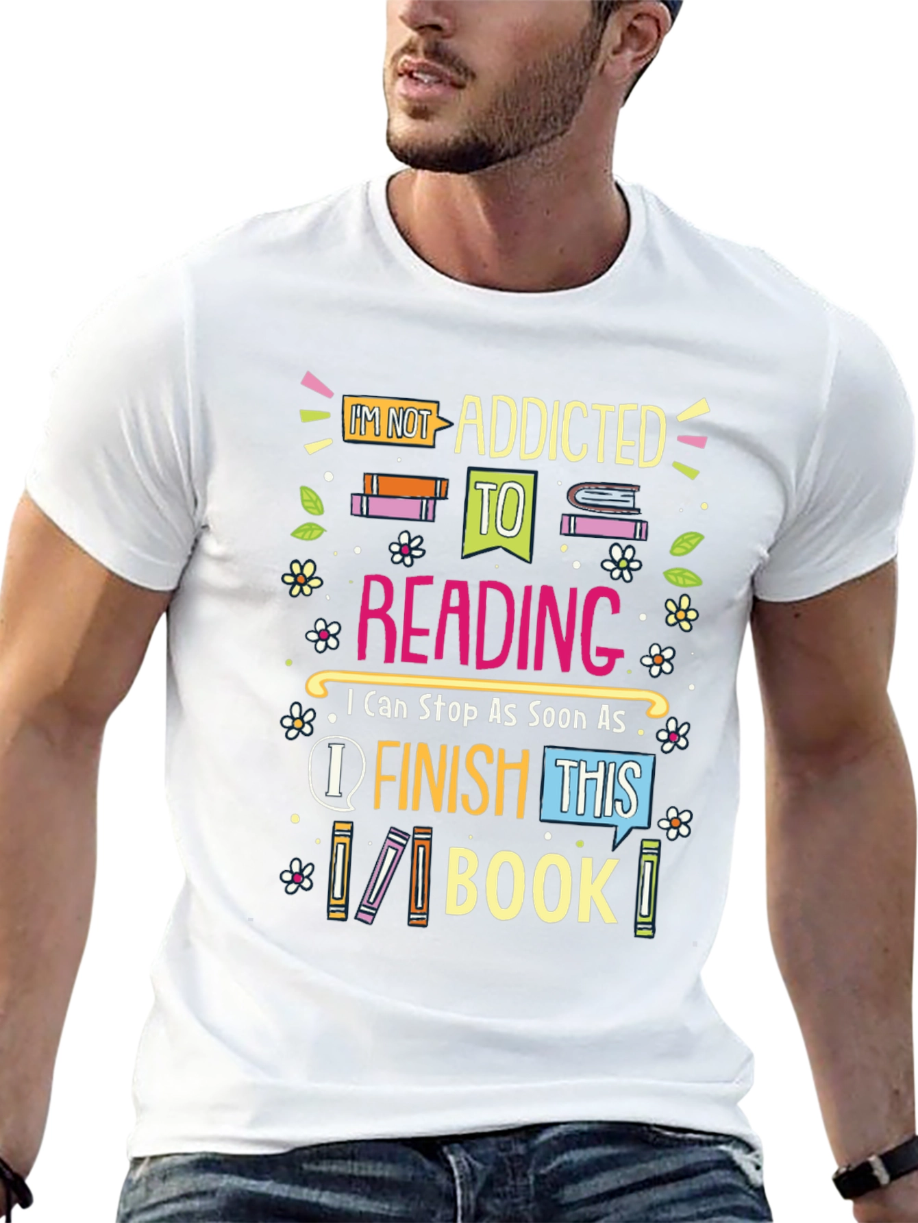 Addicted to Reading Graphic Tee