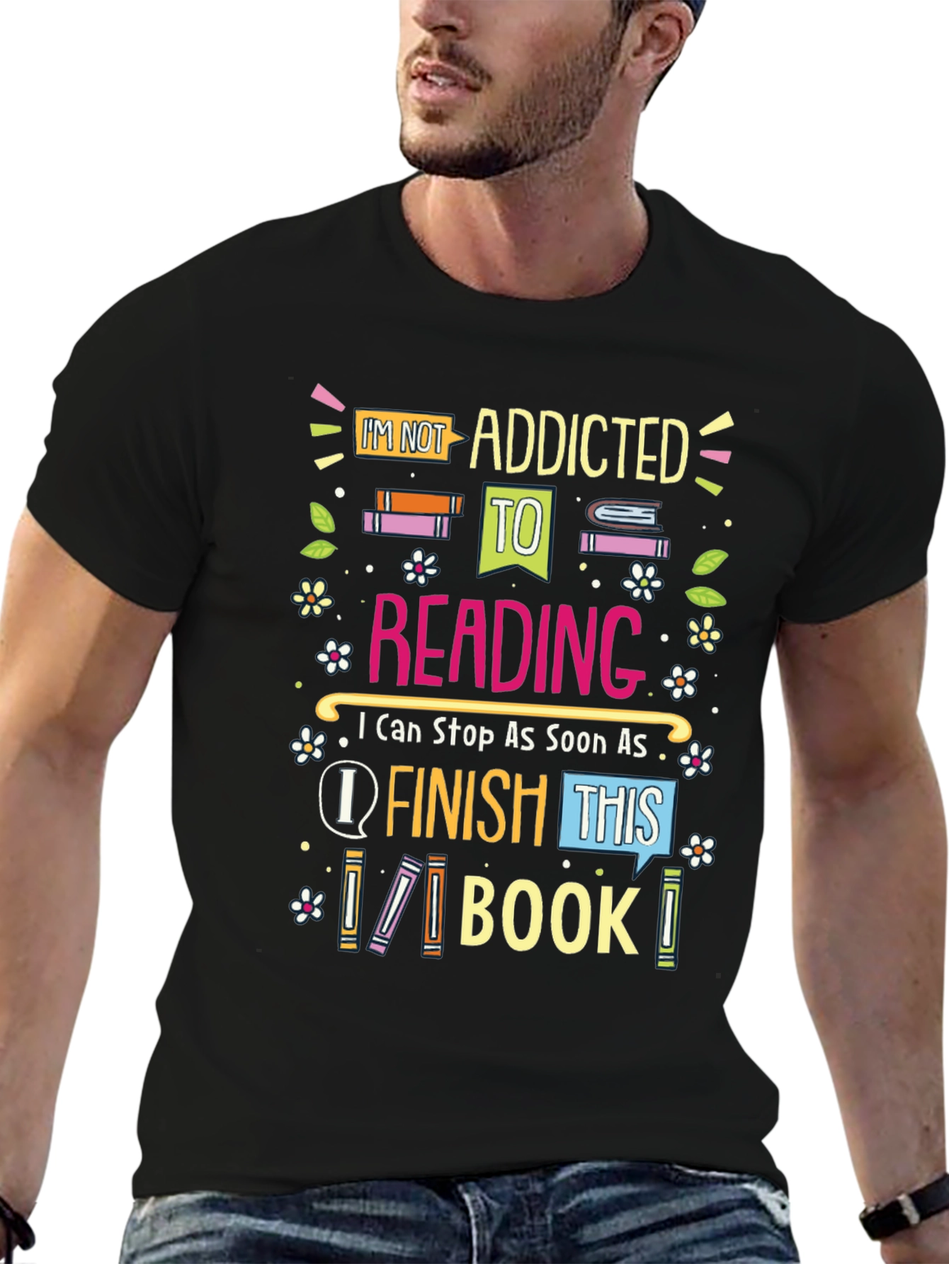 Addicted to Reading Graphic Tee