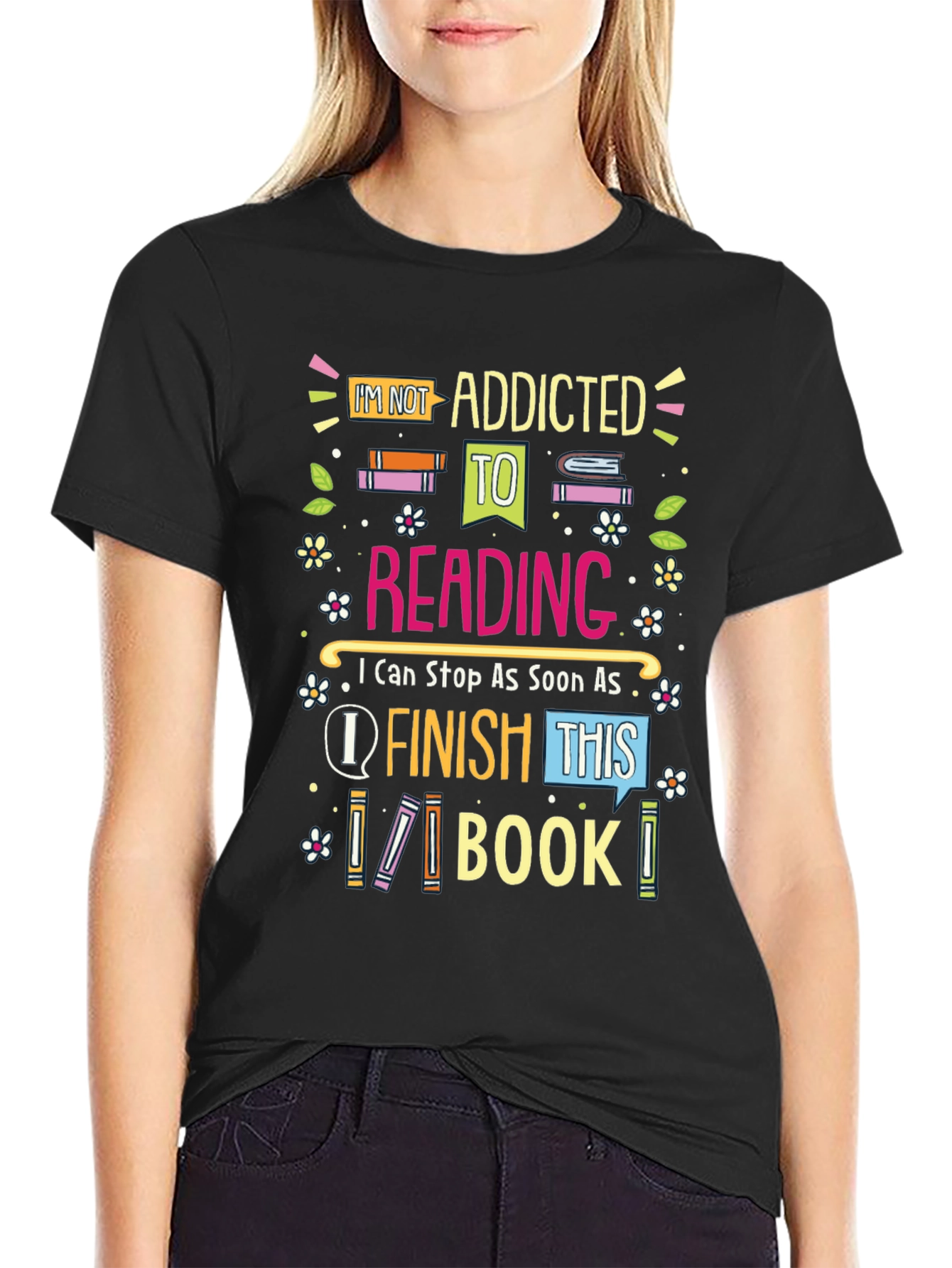 Addicted to Reading Graphic Tee