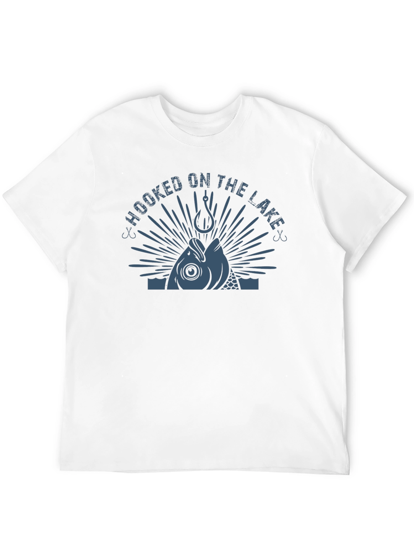 Hooked on the Lake Graphic Tee - Fishing T-Shirt