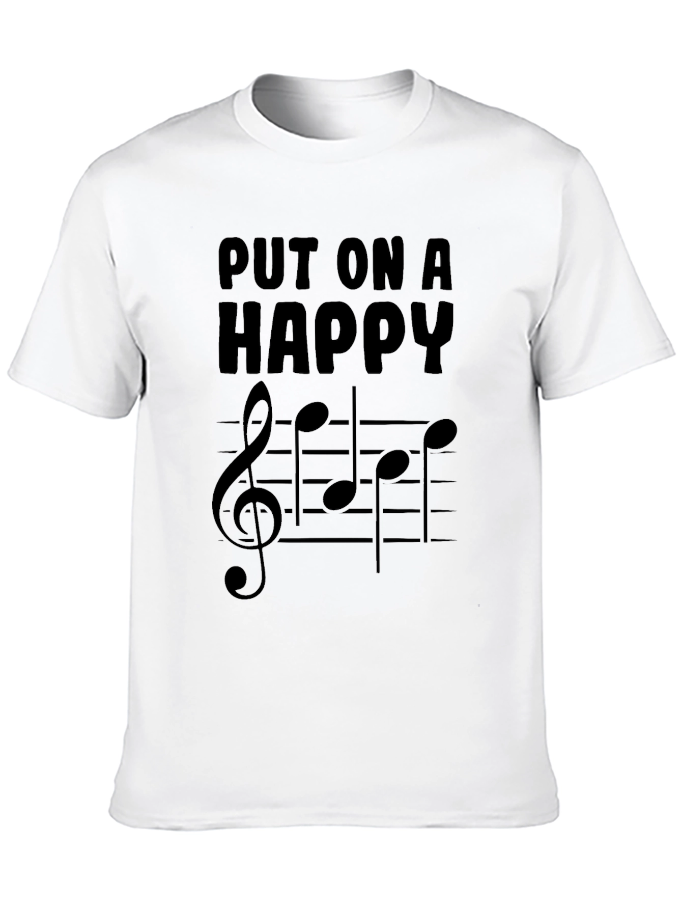 Put On a Happy Face T-Shirt Black