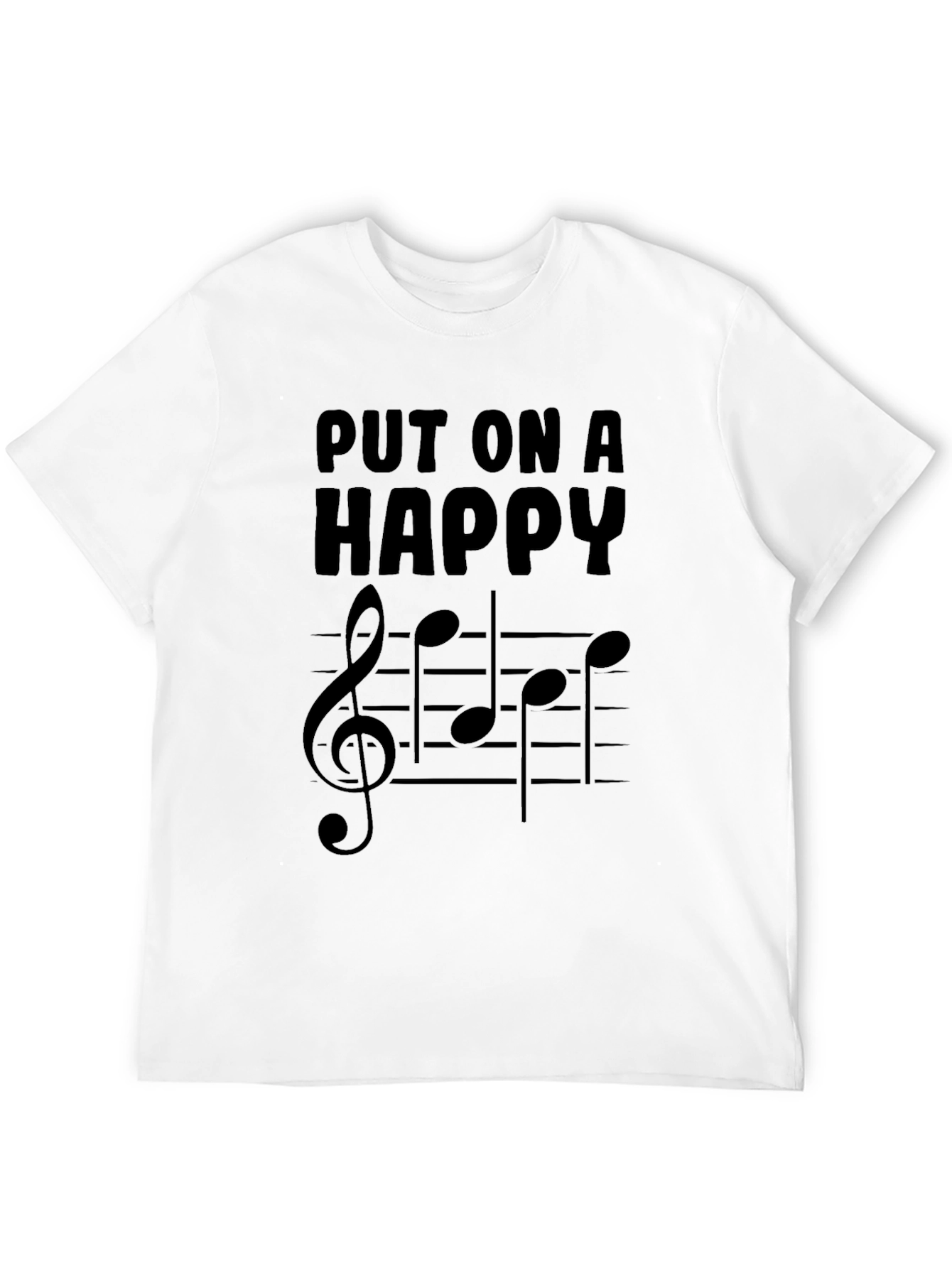 Put On a Happy Face T-Shirt Black