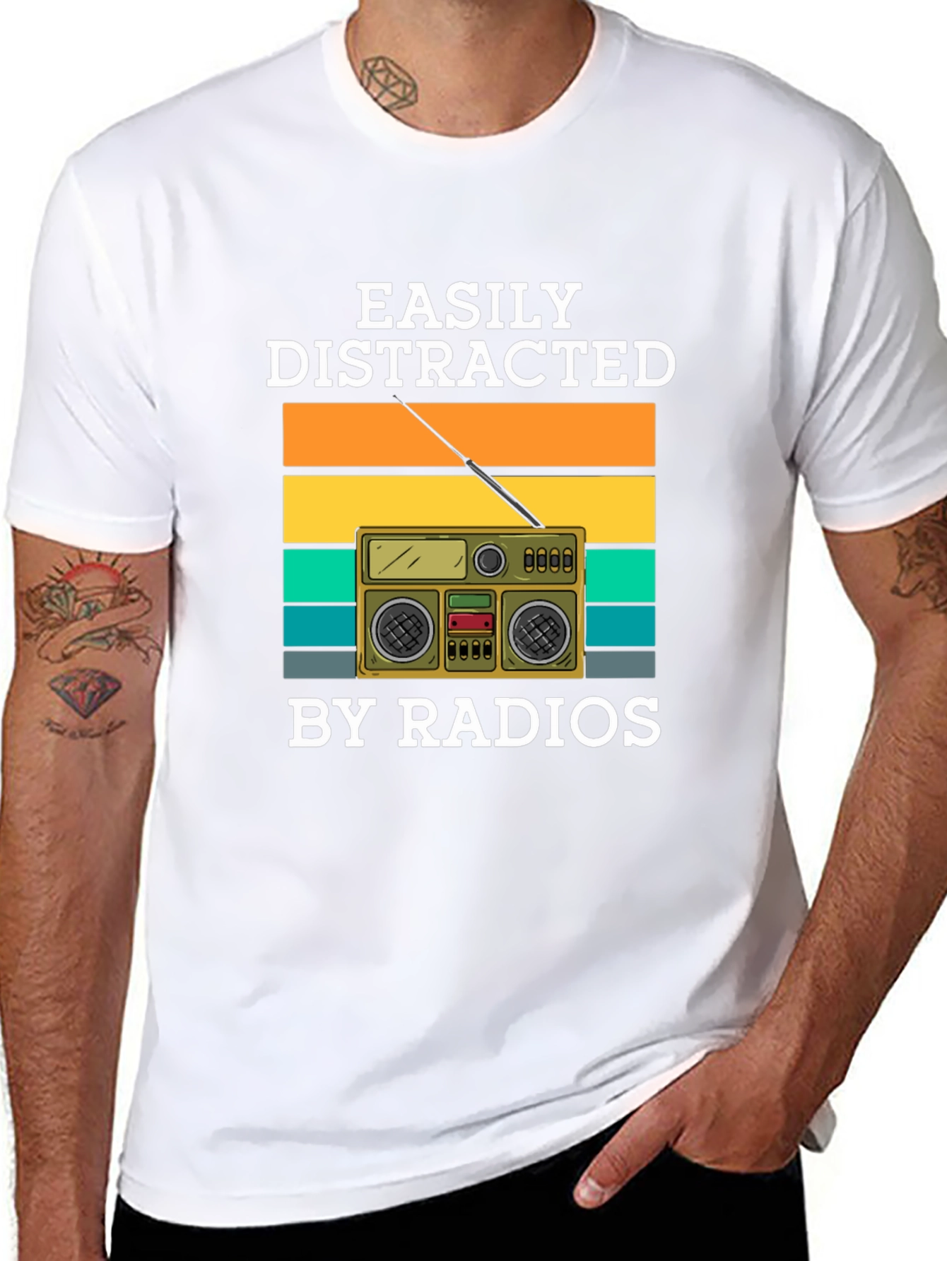 Easily Distracted By Radios T-Shirt