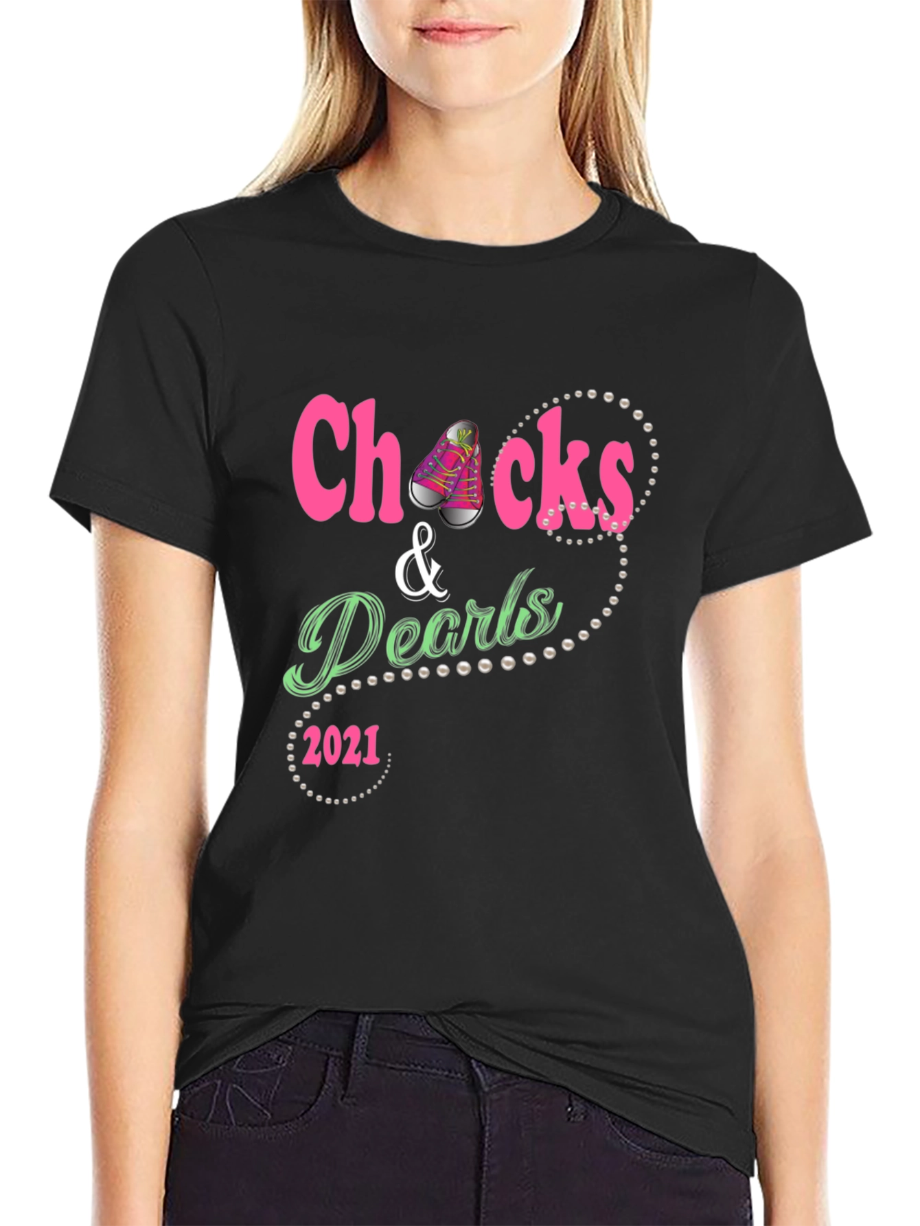 Chucks & Pearls 2021 Graphic Tee