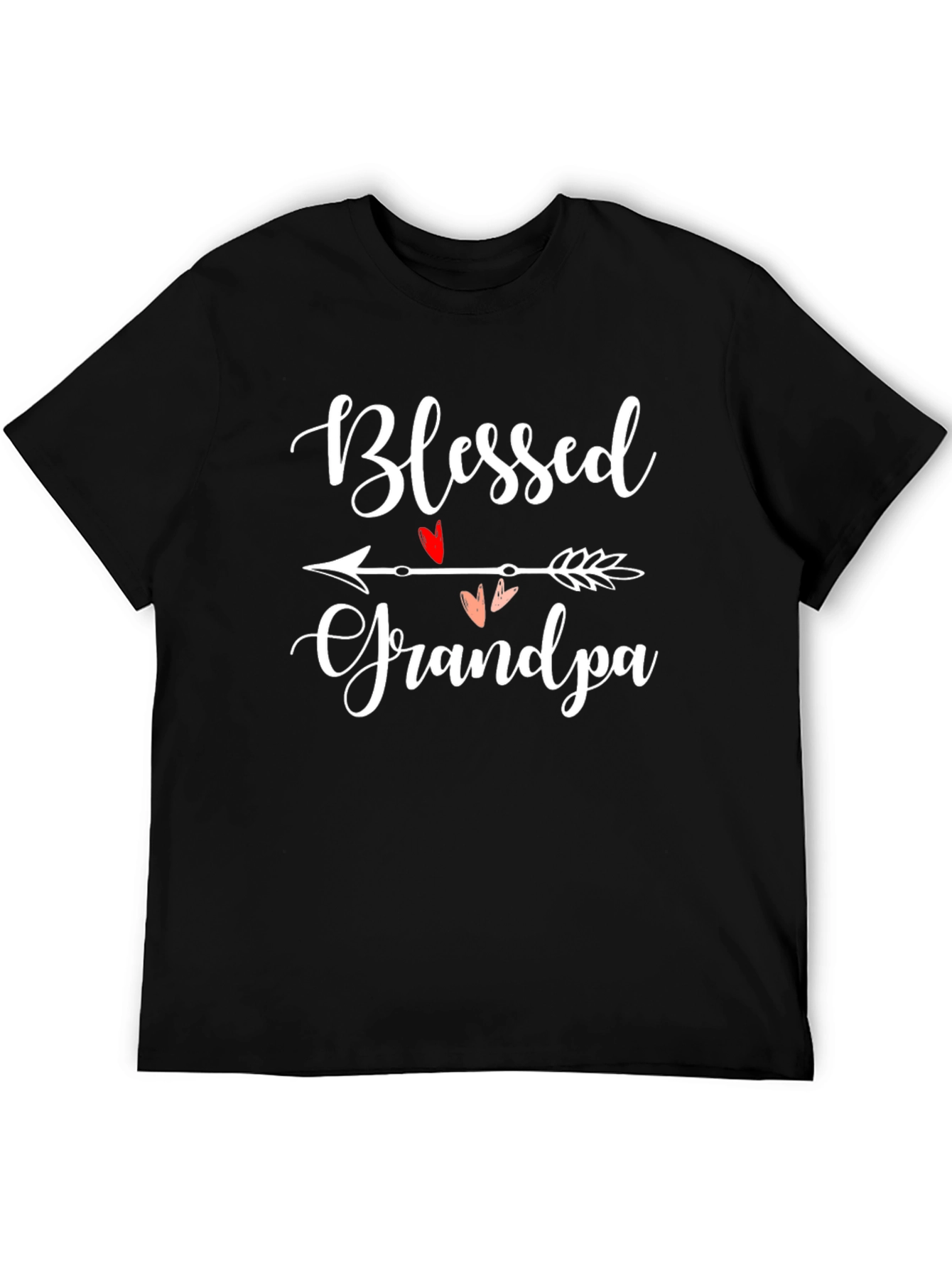 Blessed Grandpa T-Shirt - Arrow Heart Design