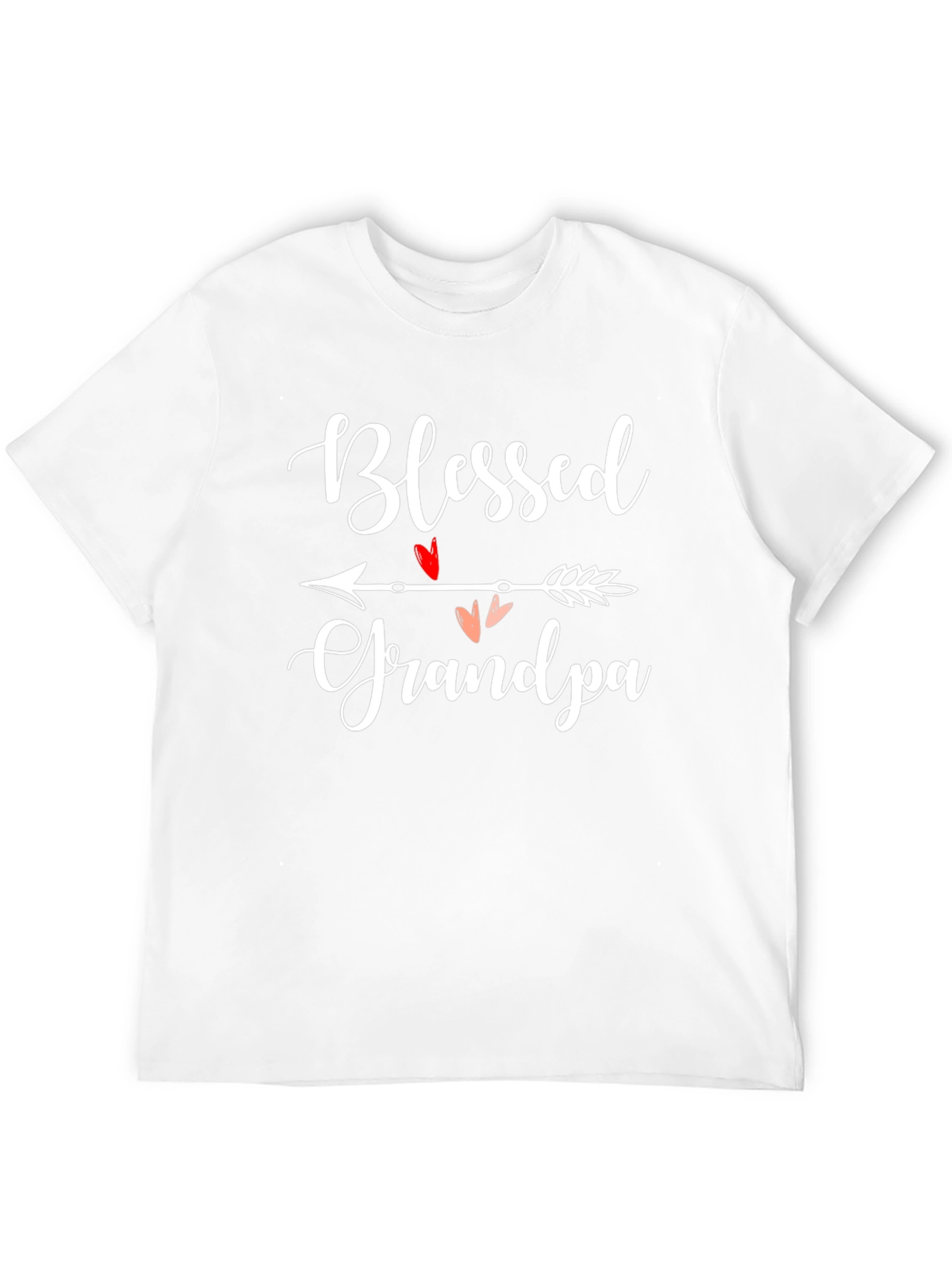 Blessed Grandpa T-Shirt - Arrow Heart Design