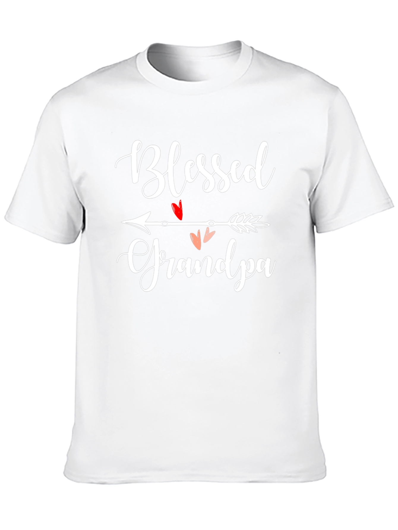Blessed Grandpa T-Shirt - Arrow Heart Design