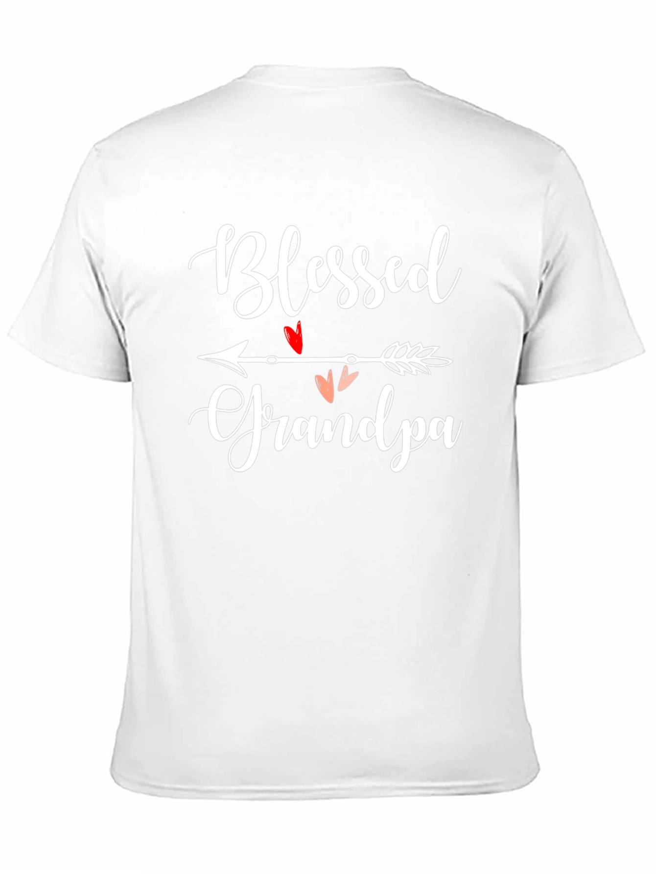 Blessed Grandpa T-Shirt - Arrow Heart Design