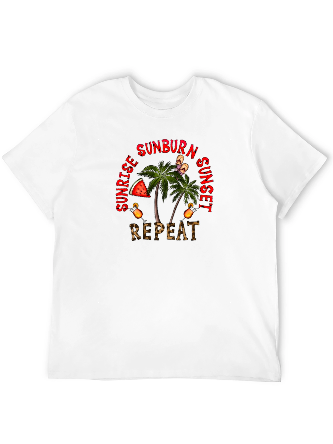 Sunburn Sunrise Sunset Repeat T-Shirt