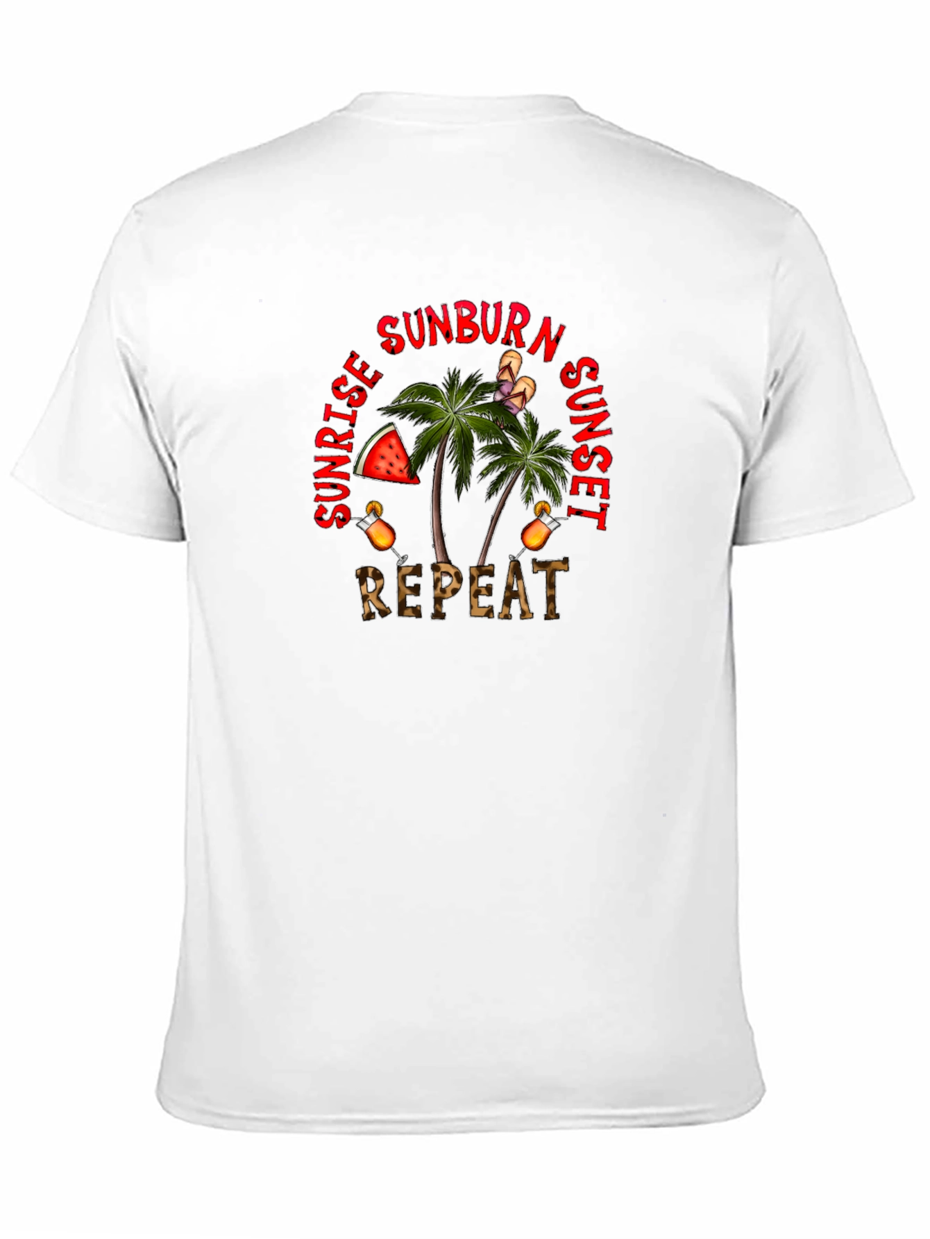 Sunburn Sunrise Sunset Repeat T-Shirt
