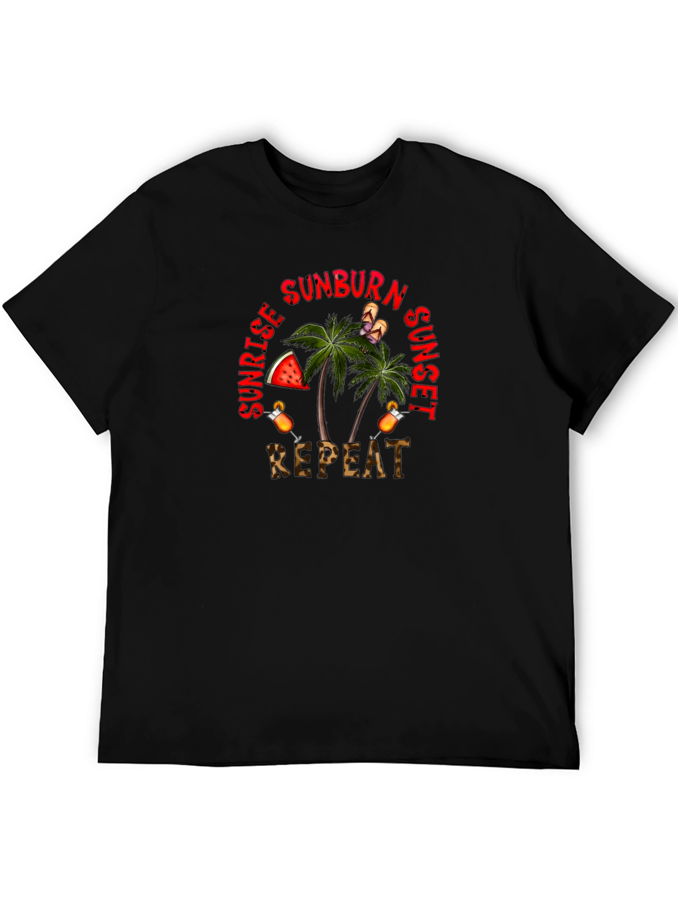 Sunburn Sunrise Sunset Repeat T-Shirt