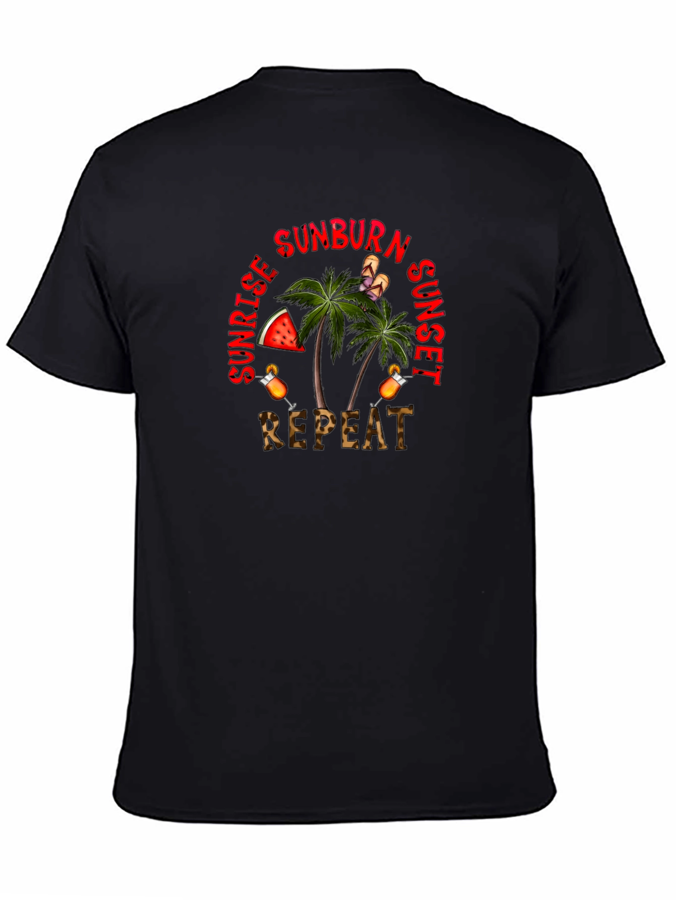 Sunburn Sunrise Sunset Repeat T-Shirt