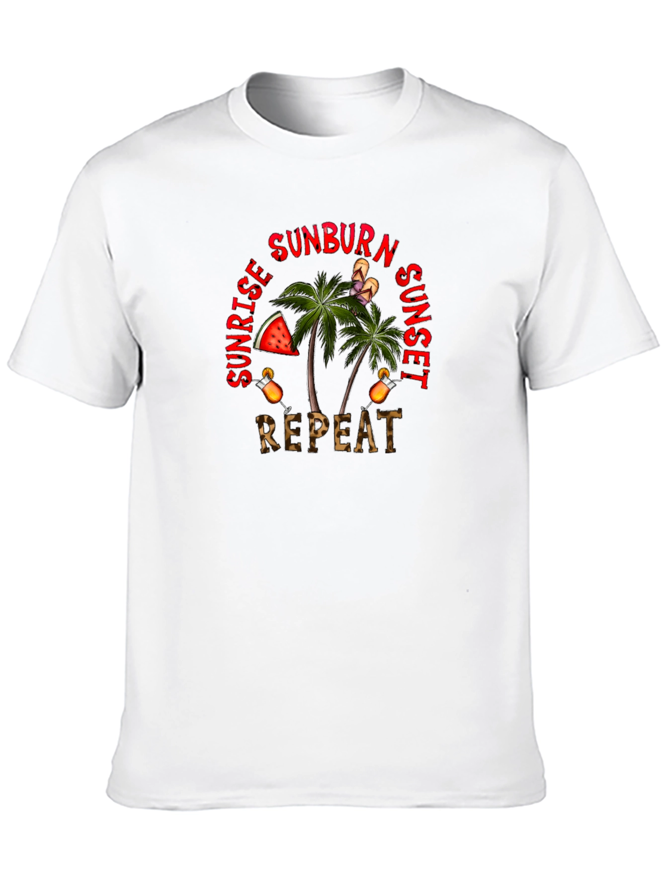 Sunburn Sunrise Sunset Repeat T-Shirt