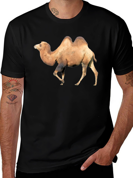 Camel Graphic Tee - Unique Animal Print T-Shirt