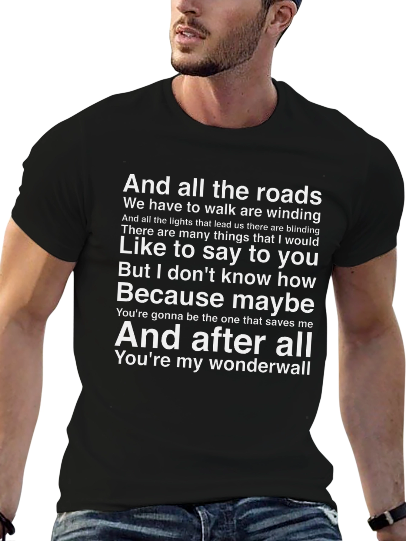 Wonderwall Lyric T-Shirt