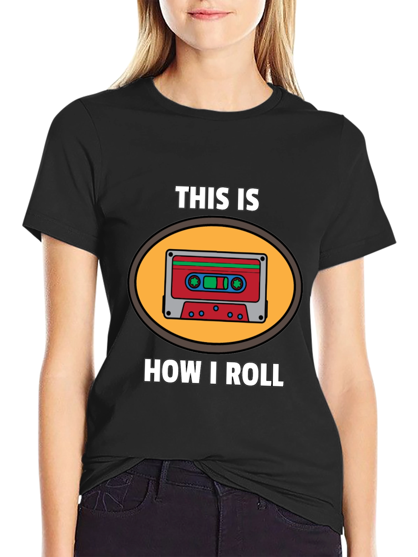 This Is How I Roll Cassette Tape Graphic T-Shirt