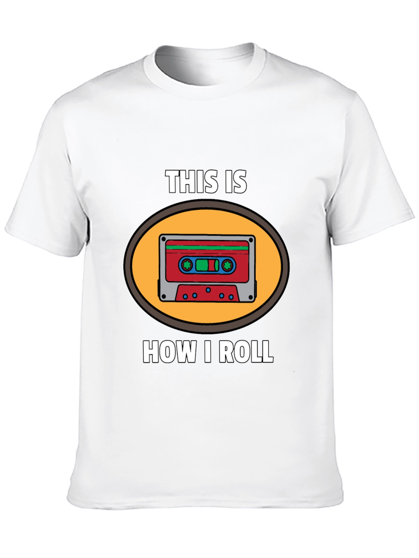 This Is How I Roll Cassette Tape Graphic T-Shirt