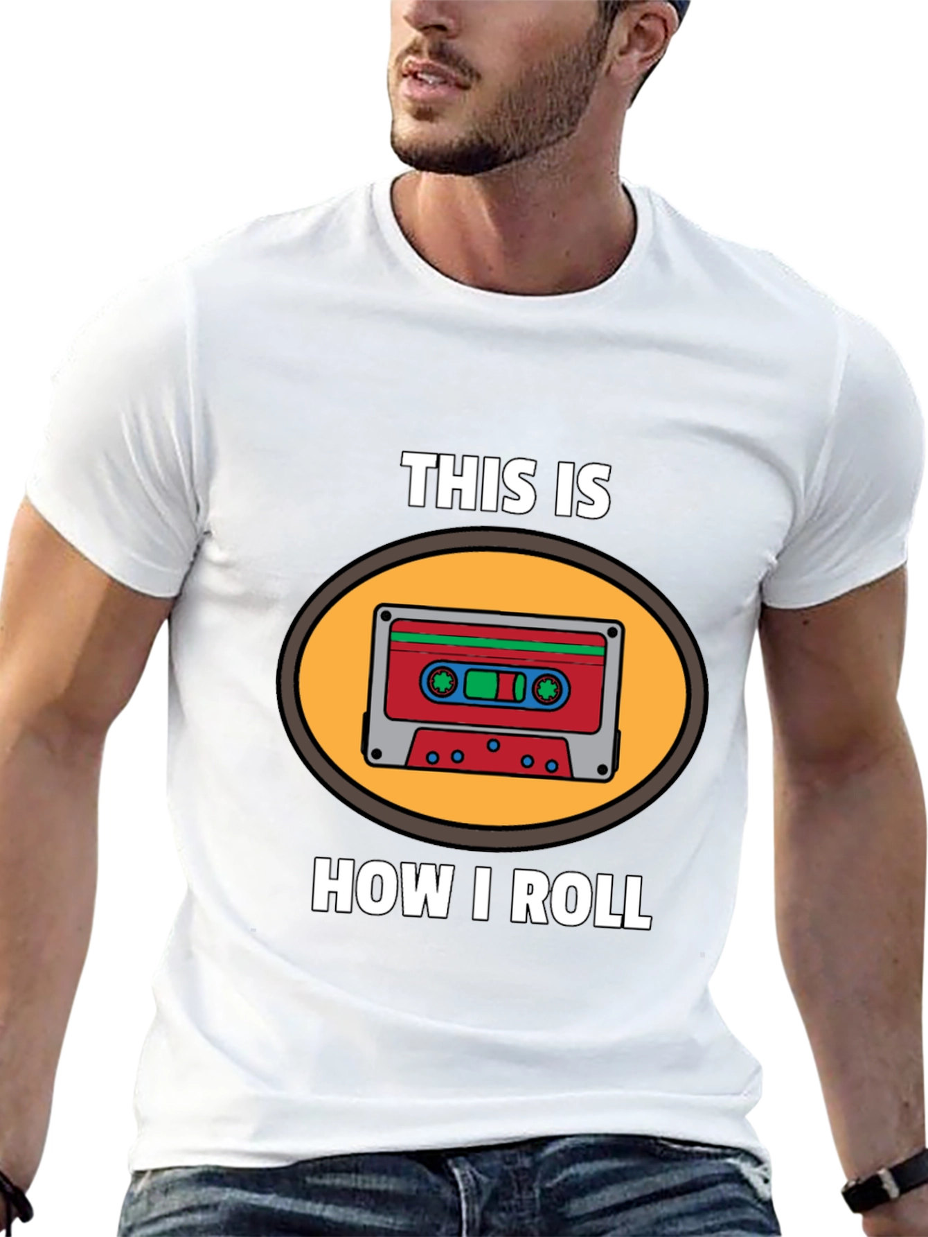 This Is How I Roll Cassette Tape Graphic T-Shirt